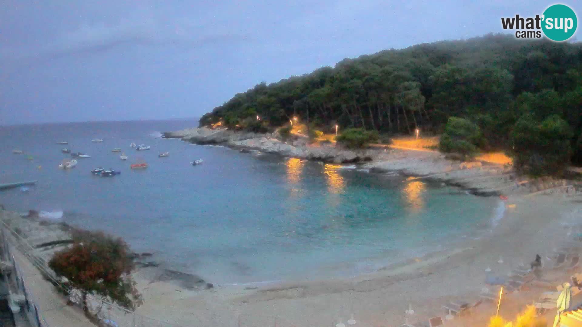 Webcam Mali Lošinj – playa Sunčana uvala – Veli Žal