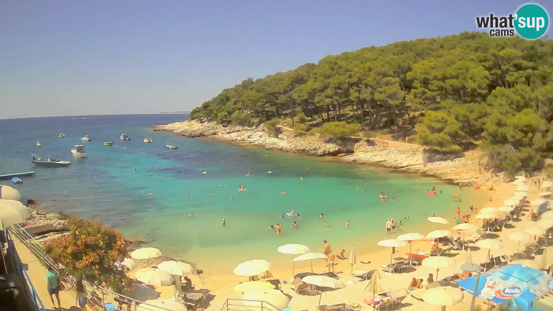 Spletna Kamera Mali Lošinj – plaža Sunčana uvala – Veli Žal