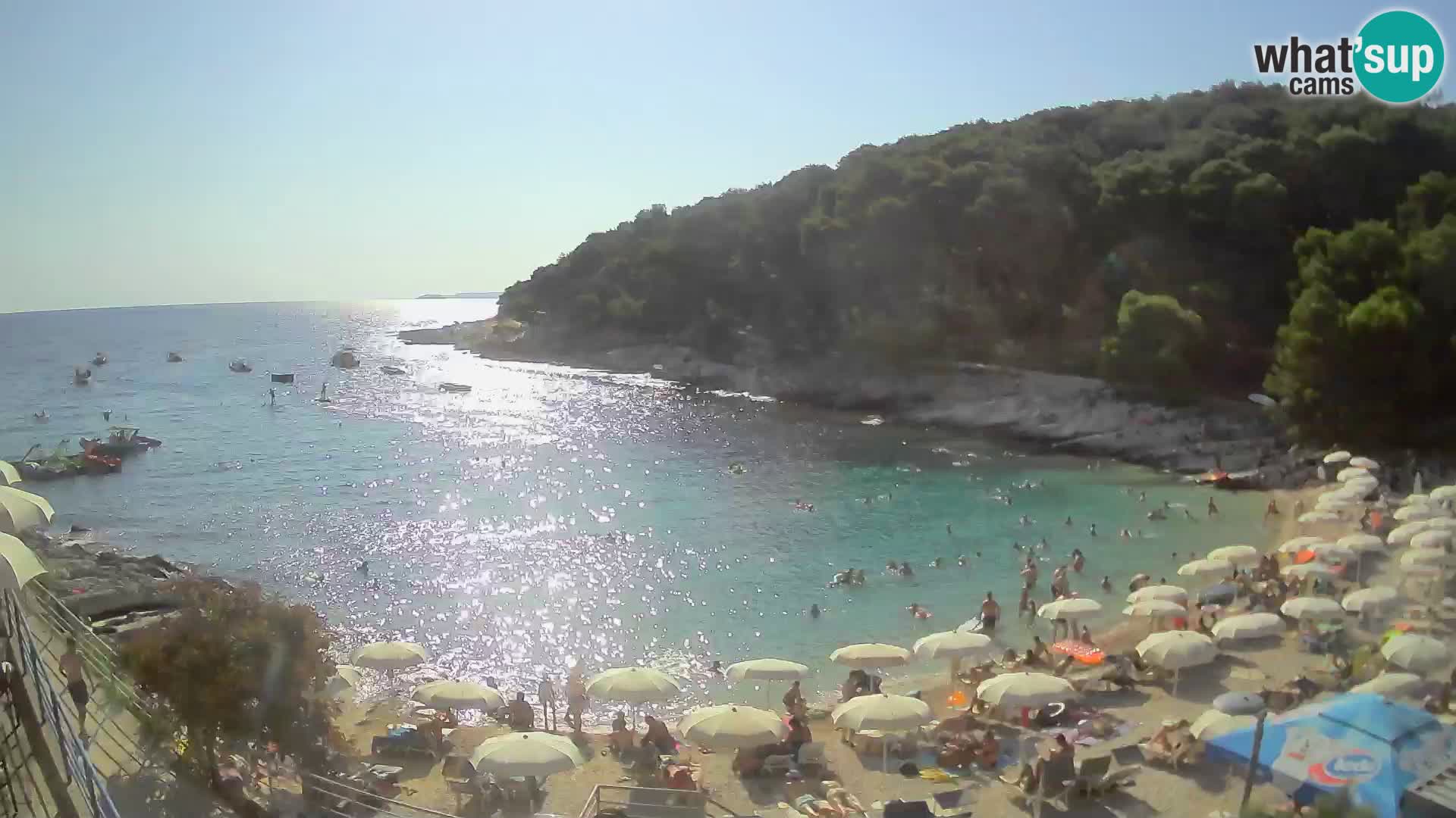 Webcam Mali Lošinj – Sunčana uvala Strand – Veli Žal