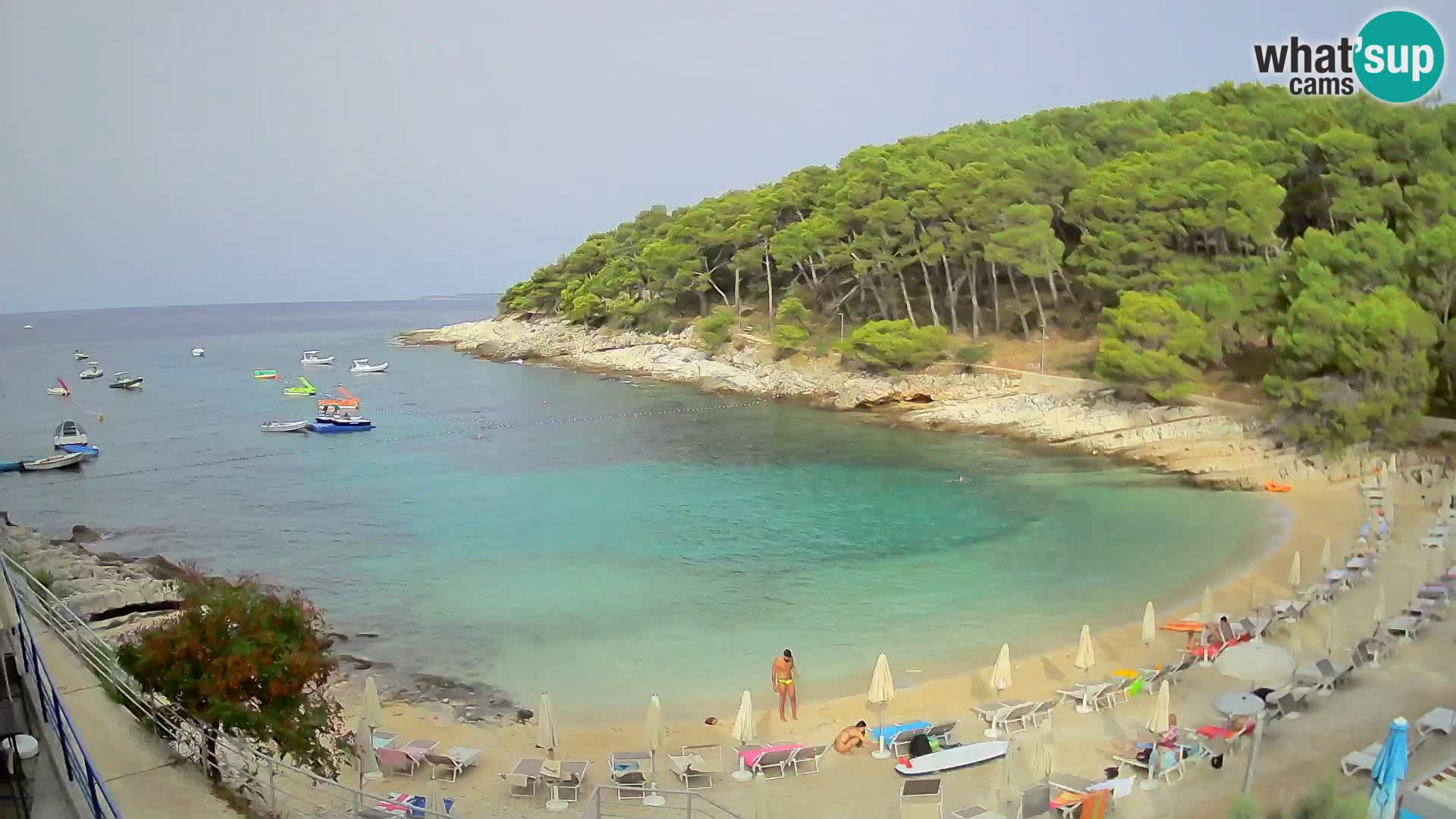 Web kam Mali Lošinj – plaža Sunčana uvala – Veli Žal