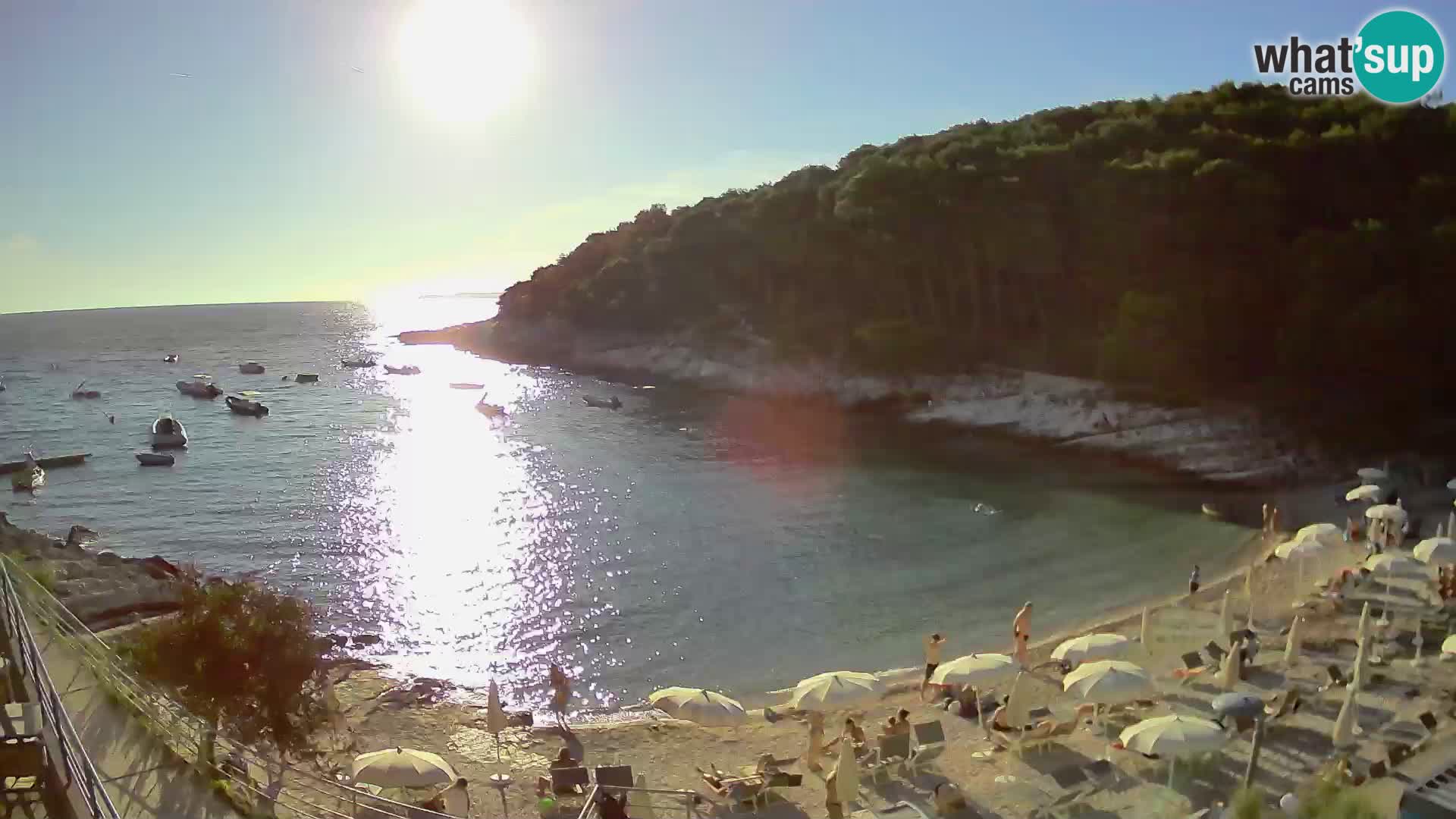 Webcam Mali Lošinj – Sunčana uvala beach – Veli Žal