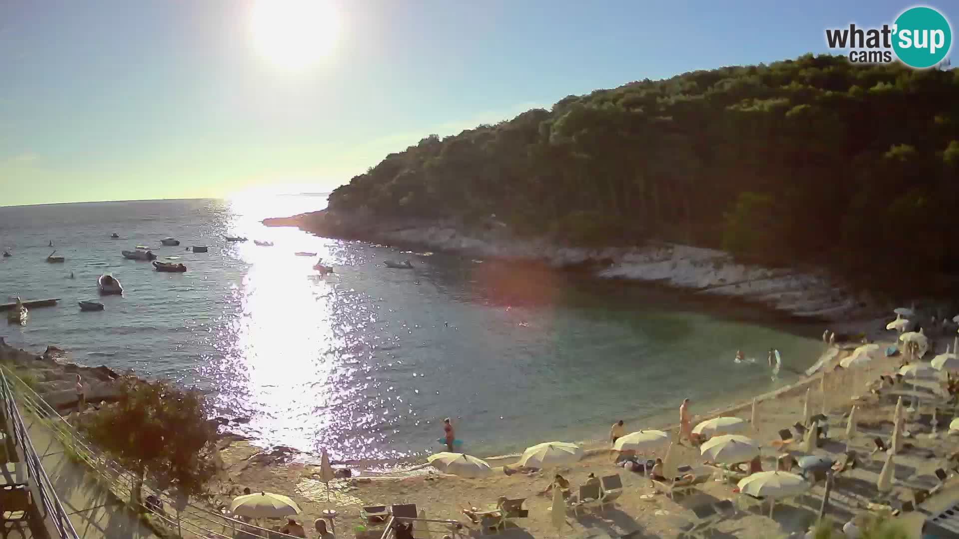 Webcam Mali Lošinj – plage Sunčana uvala – Veli Žal