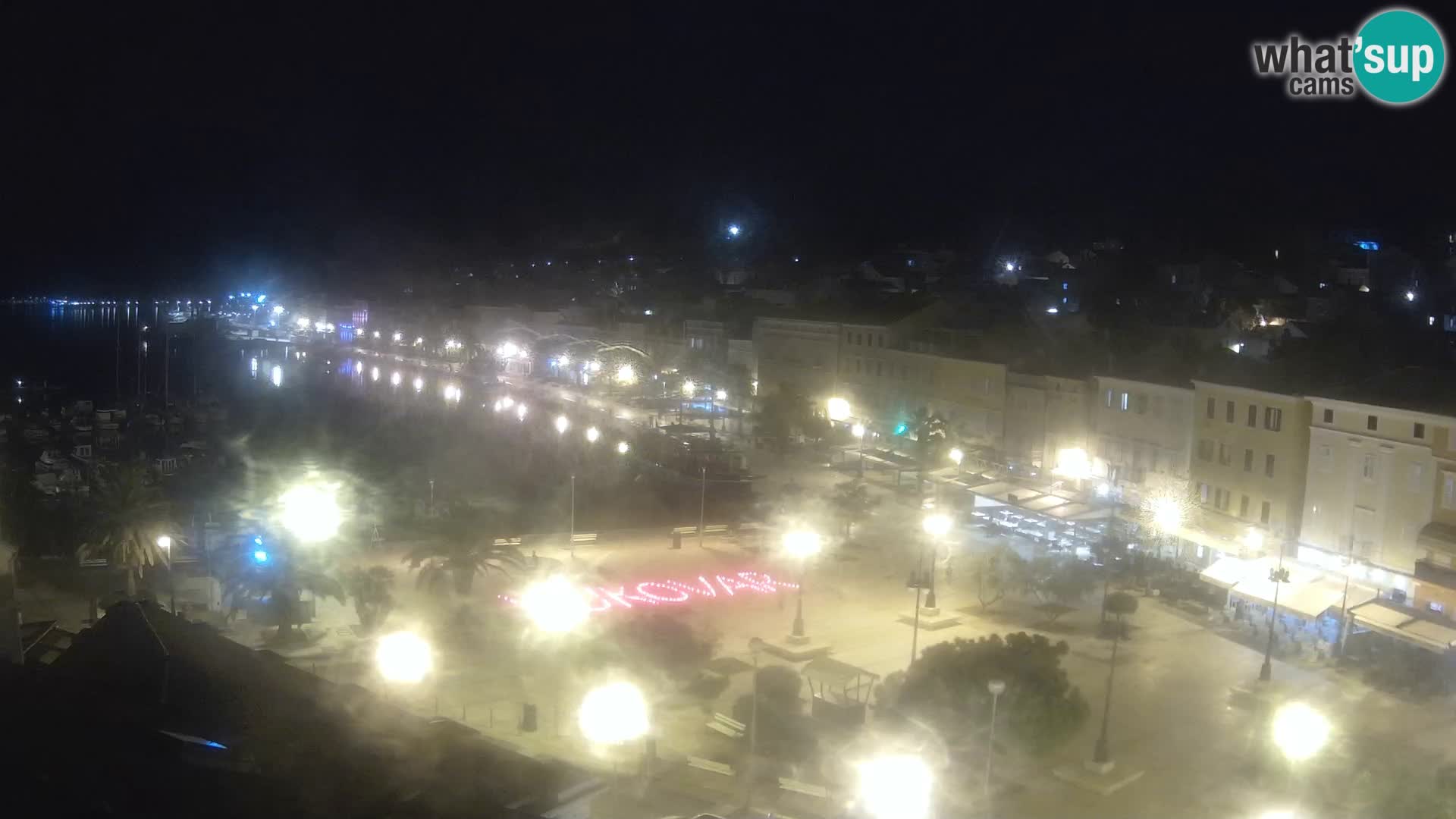 Webcam live Lussinpiccolo – Piazza principale