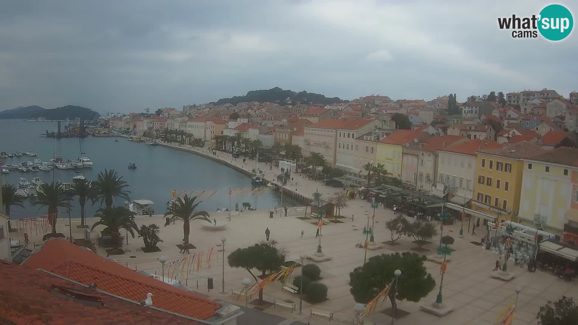 Webcam live Mali Lošinj – Piazza principale