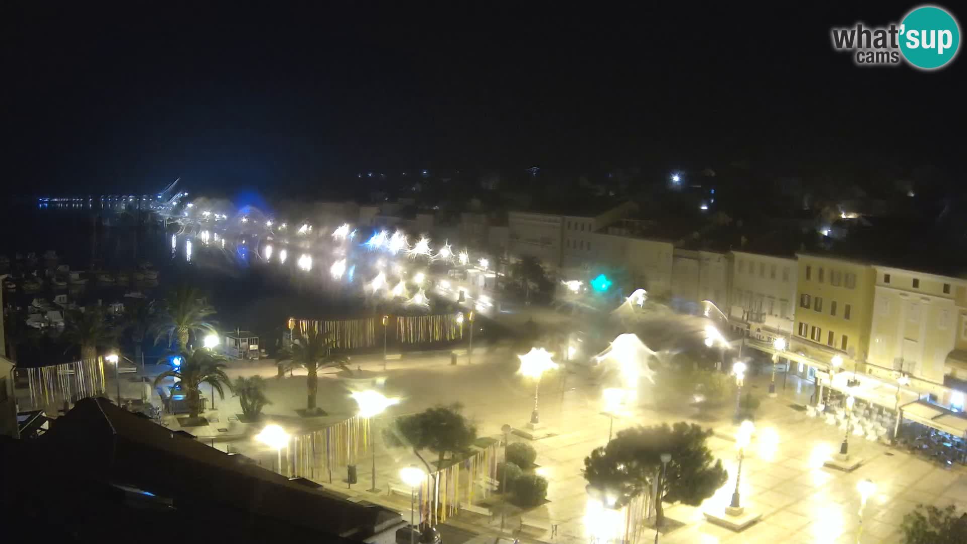 Webcam live Lussinpiccolo – Piazza principale