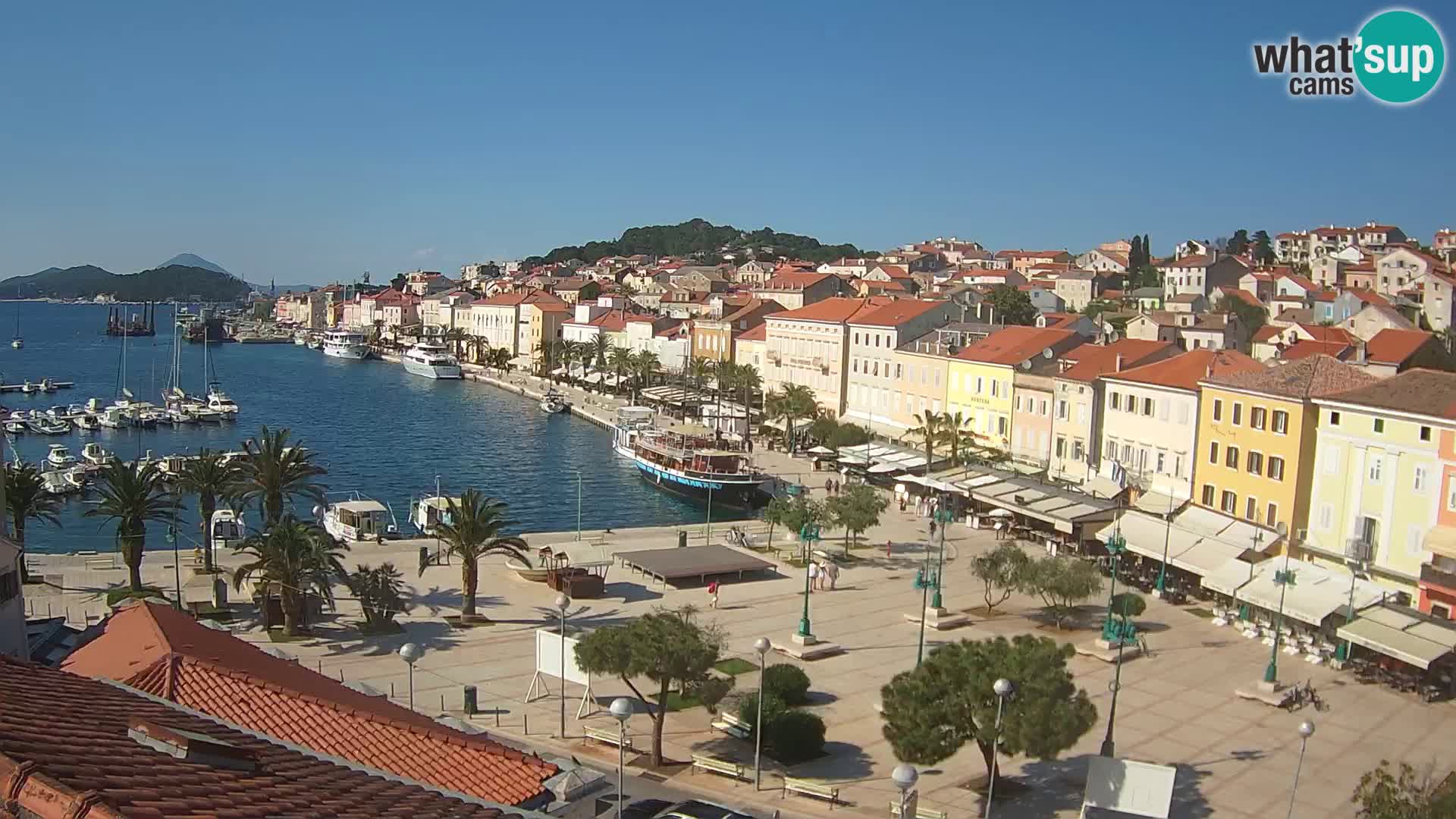 Webcam live Lussinpiccolo – Piazza principale