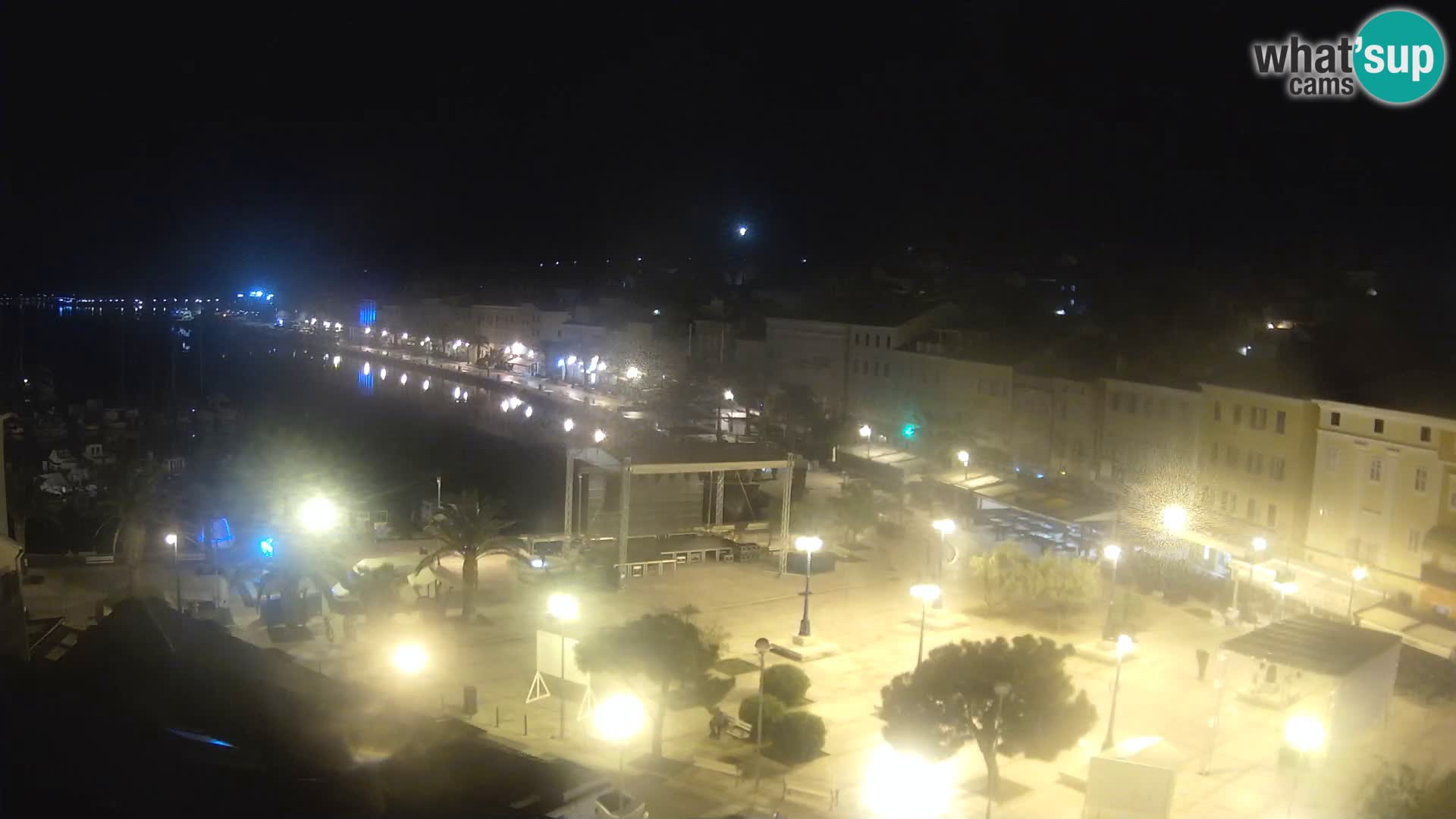 Webcam live Lussinpiccolo – Piazza principale
