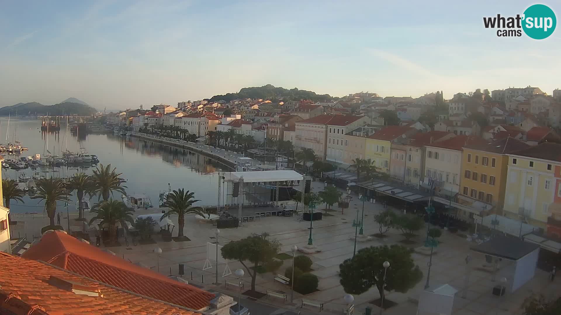 Webcam live Mali Lošinj – Piazza principale