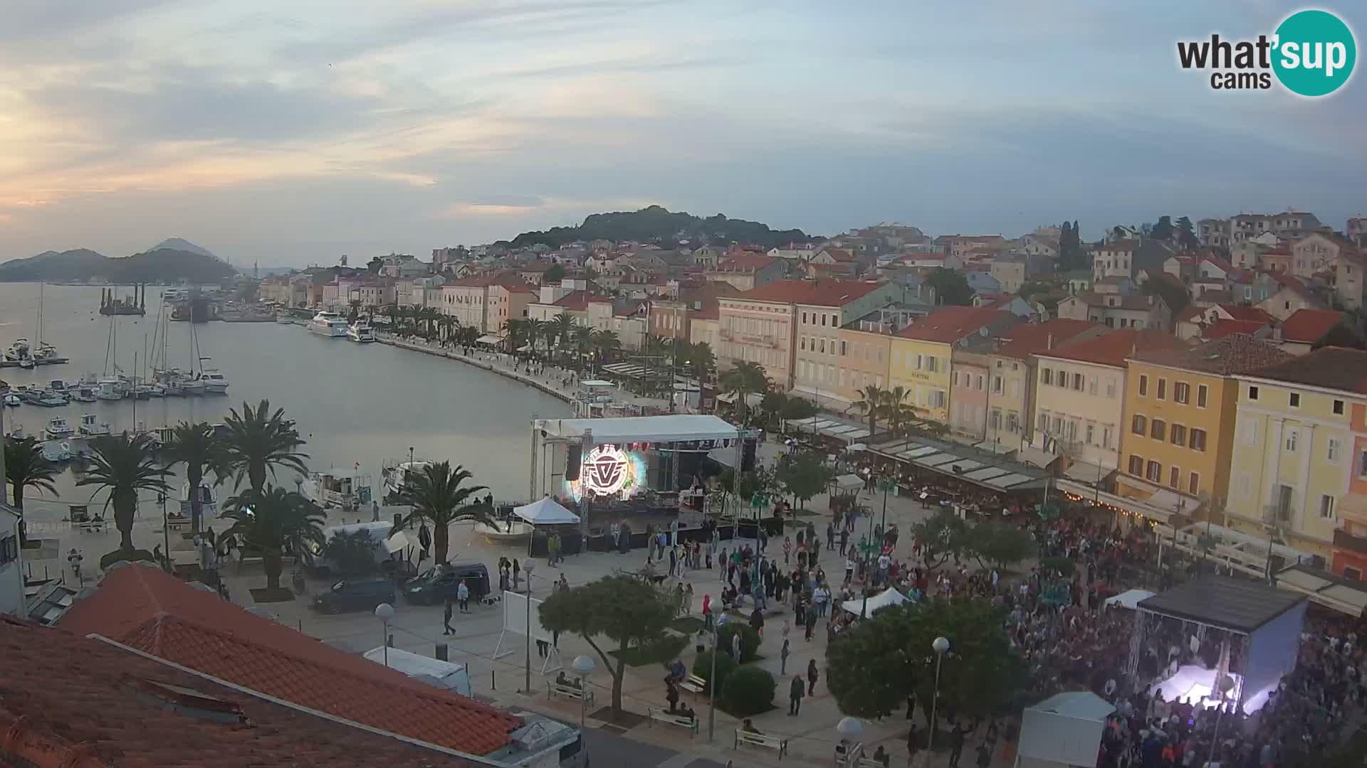 Webcam live Mali Lošinj – Piazza principale