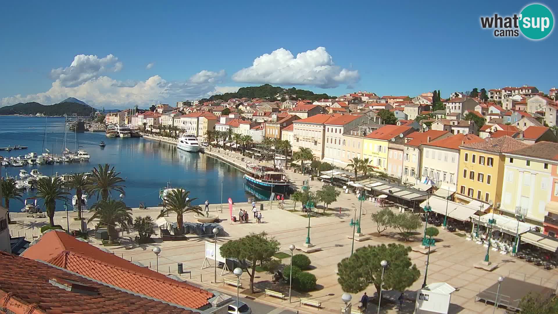 Kamera v živo Mali Lošinj – Glavni trg Republike