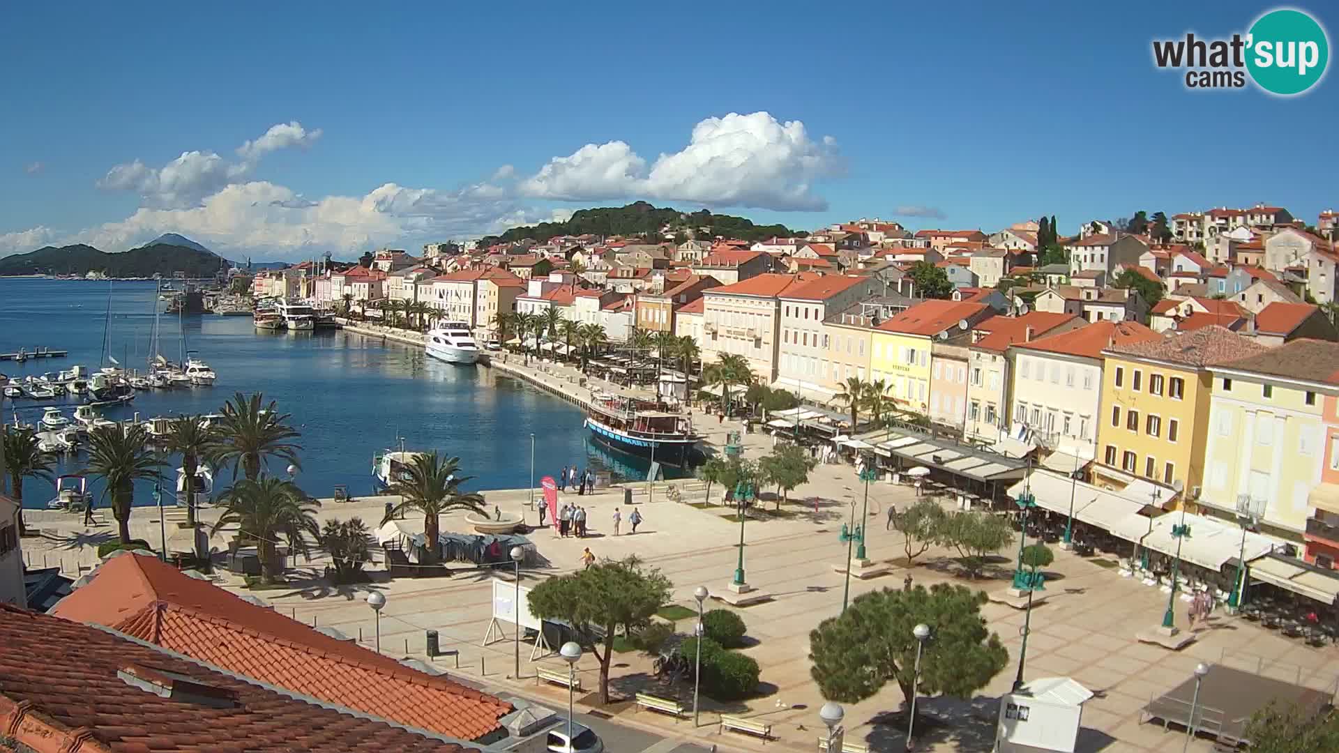Kamera v živo Mali Lošinj – Glavni trg Republike