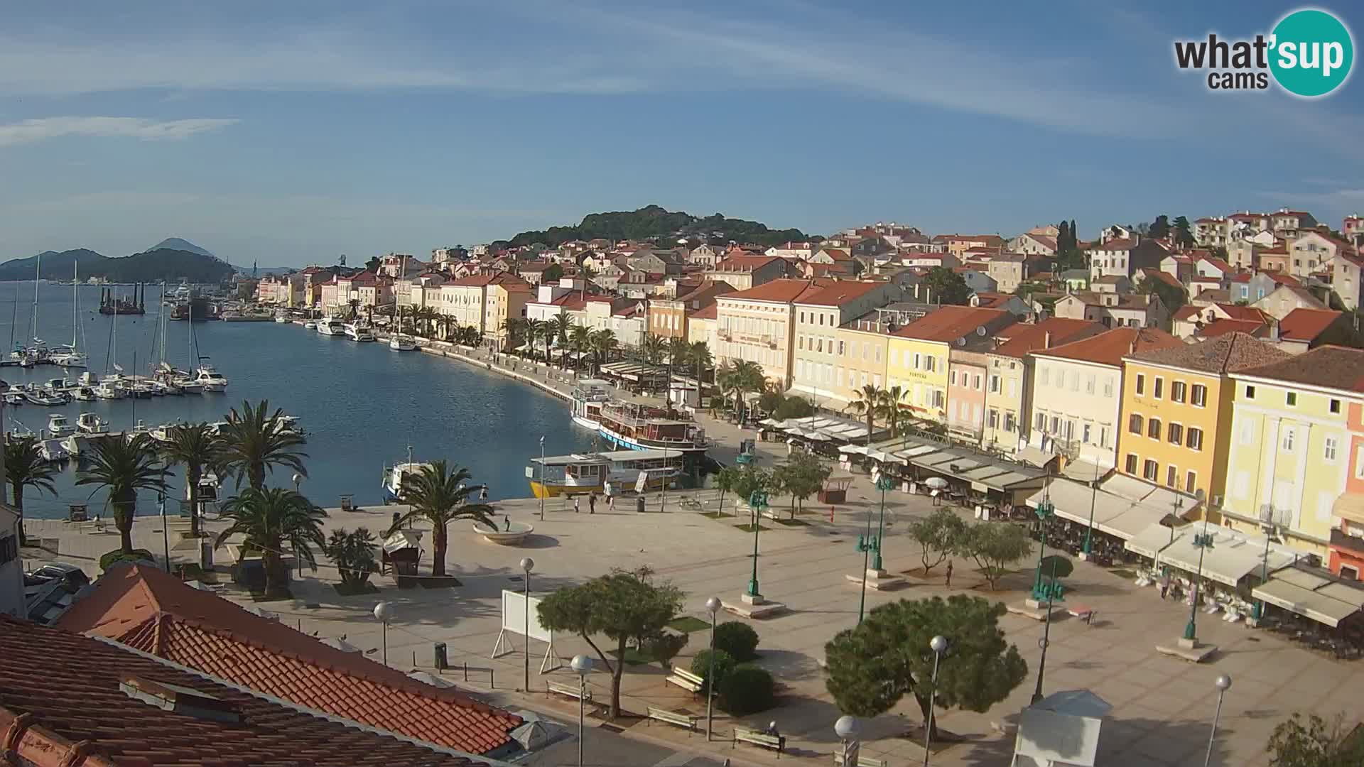 Webcam live Lussinpiccolo – Piazza principale