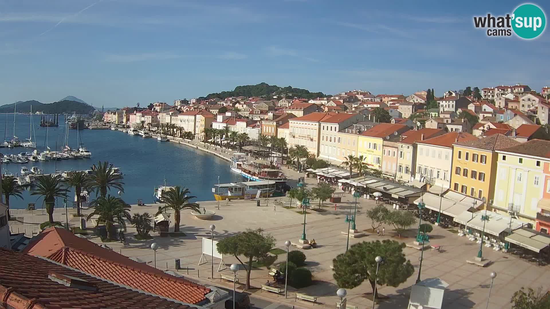Webcam live Lussinpiccolo – Piazza principale