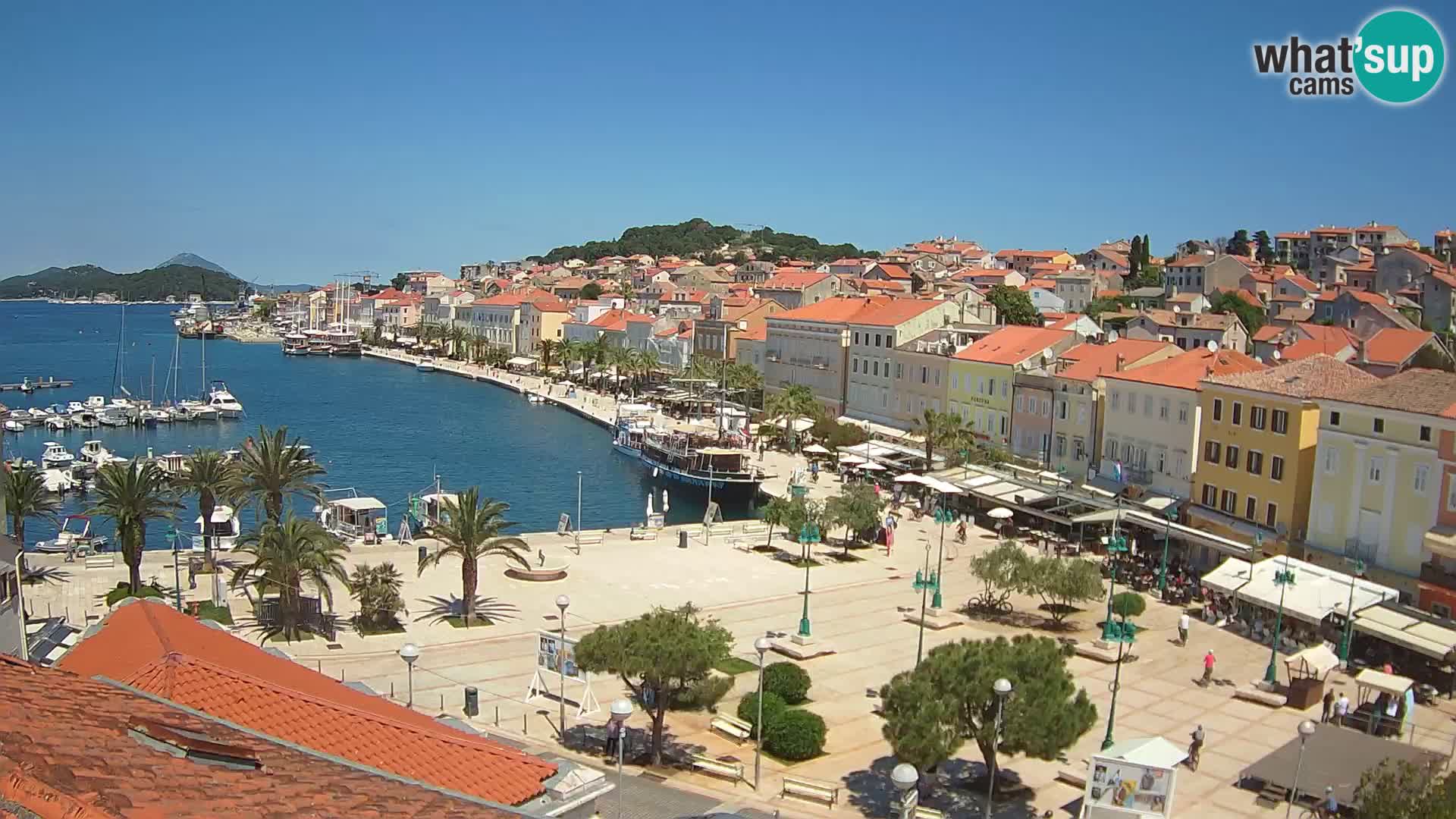 Kamera v živo Mali Lošinj – Glavni trg Republike