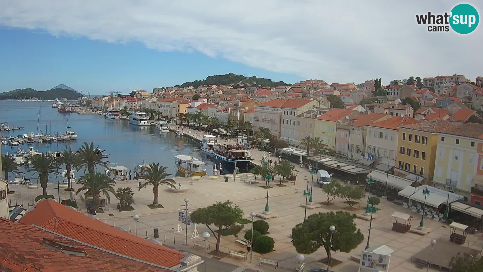Webcam live Lussinpiccolo – Piazza principale
