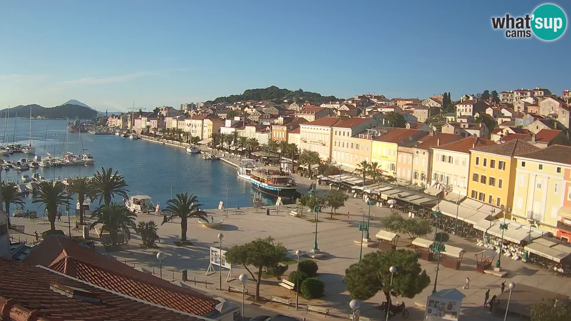 Kamera v živo Mali Lošinj – Glavni trg Republike
