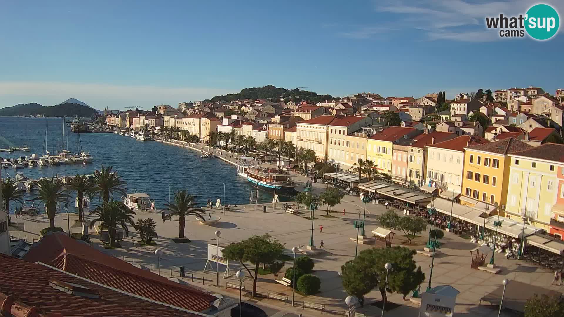 Webcam live Lussinpiccolo – Piazza principale