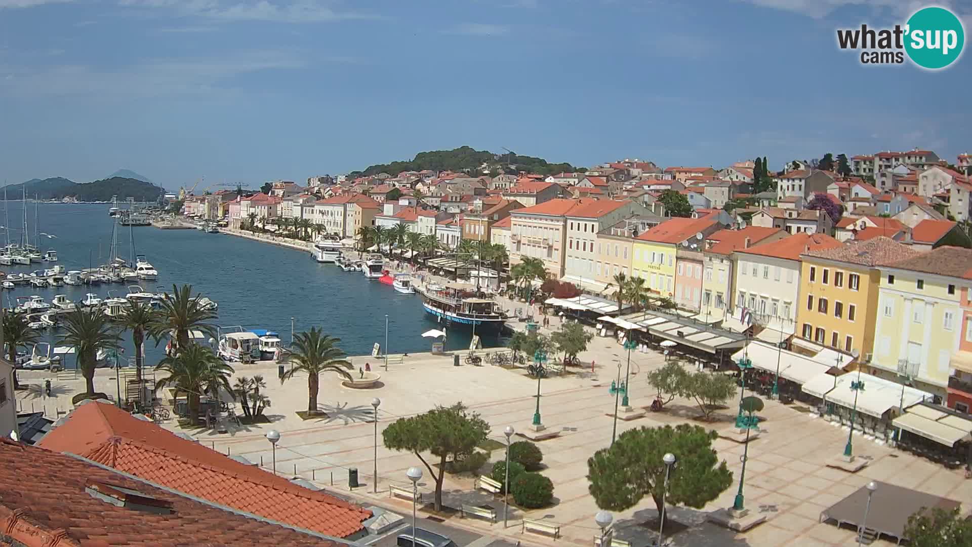 Webcam live Lussinpiccolo – Piazza principale