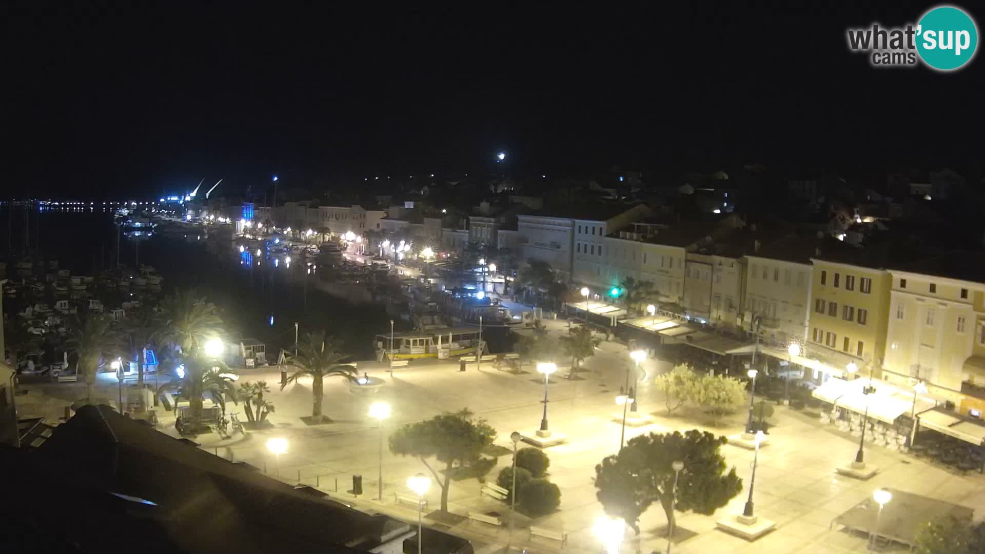 Webcam live Lussinpiccolo – Piazza principale