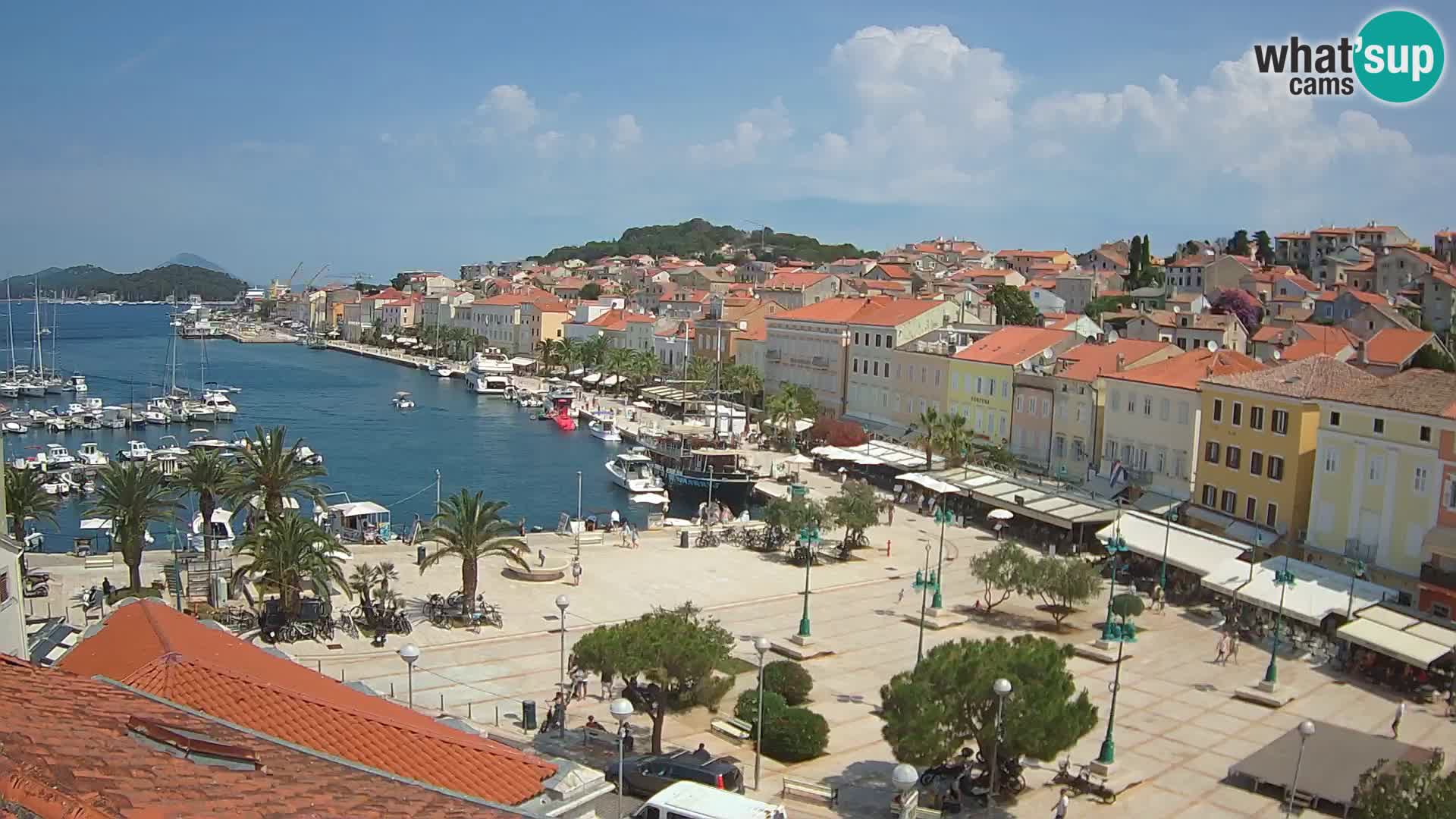 Webcam live Lussinpiccolo – Piazza principale