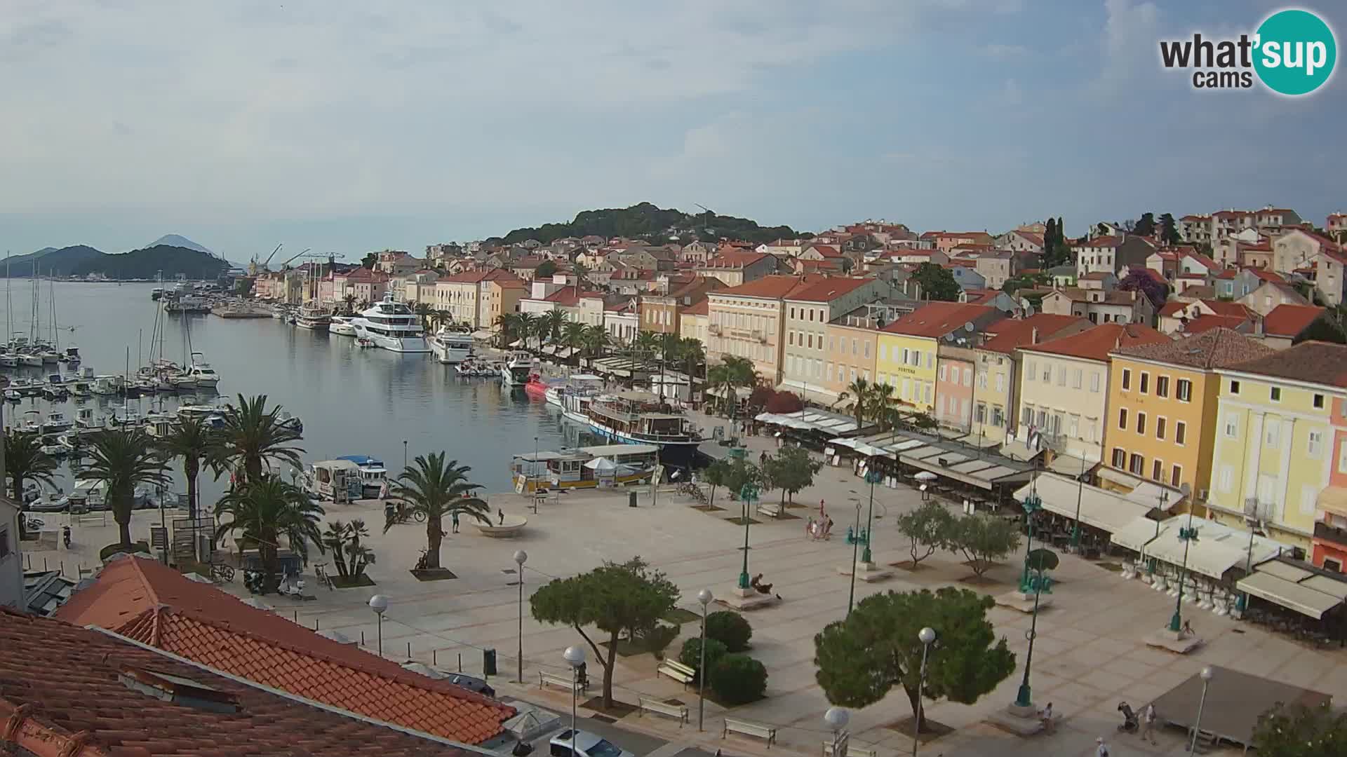 Webcam live Lussinpiccolo – Piazza principale