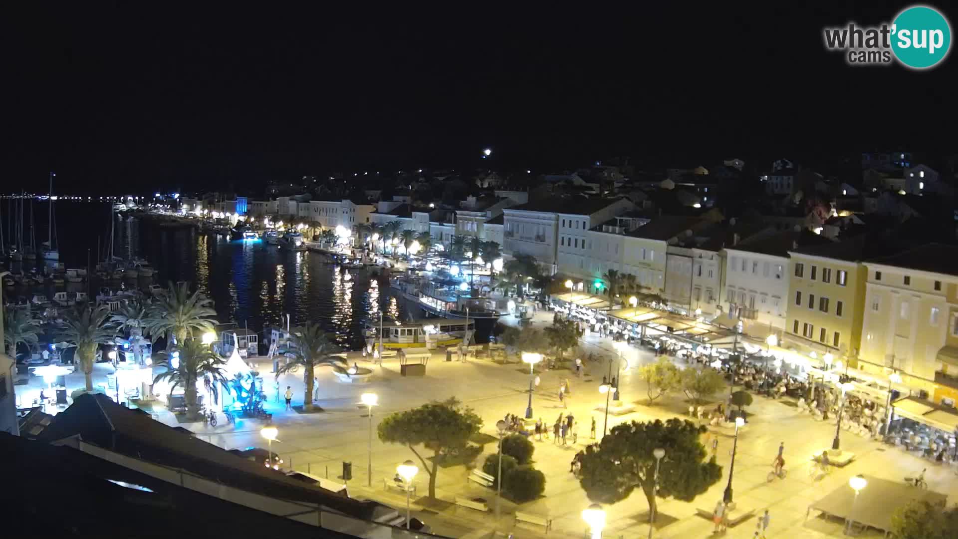 Webcam live Lussinpiccolo – Piazza principale