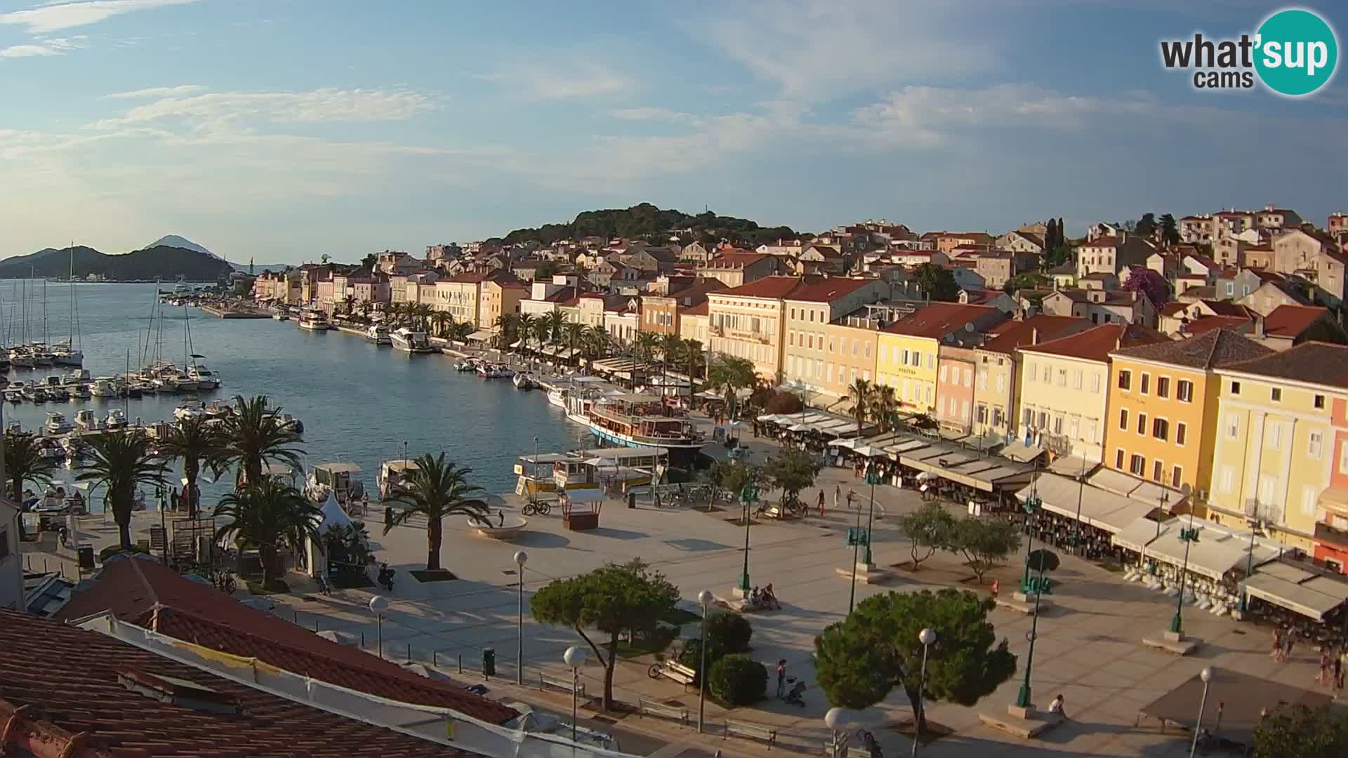 Webcam live Lussinpiccolo – Piazza principale