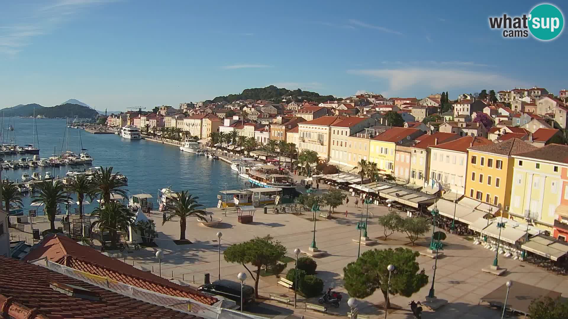Webcam live Lussinpiccolo – Piazza principale