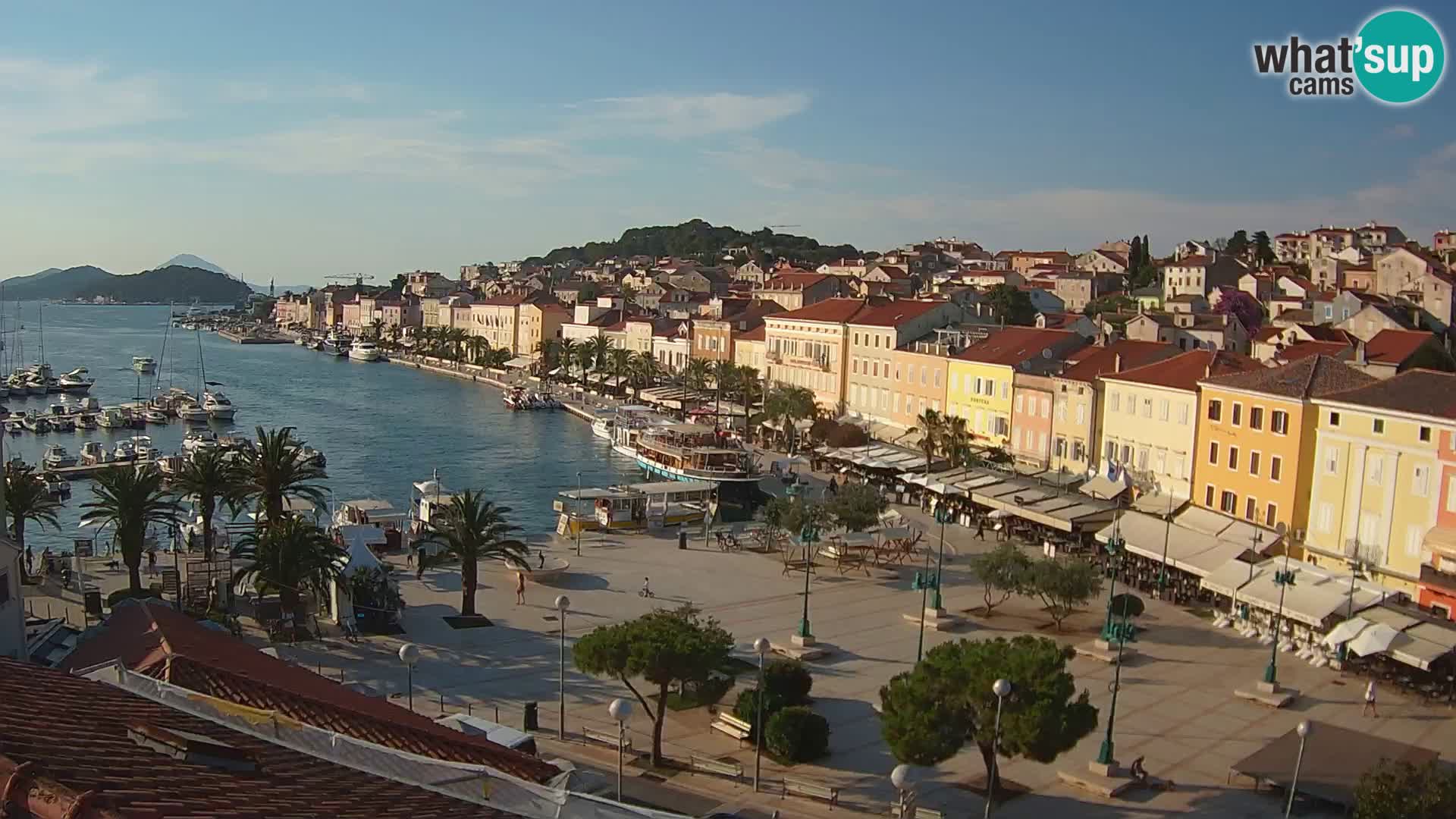 Webcam live Lussinpiccolo – Piazza principale