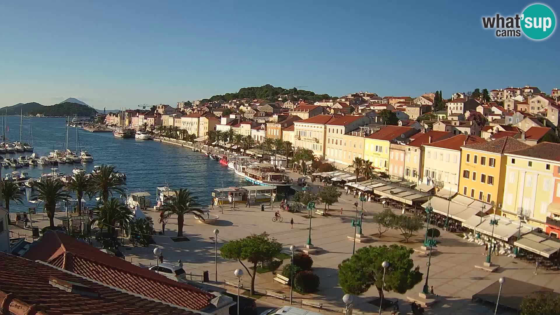 Kamera v živo Mali Lošinj – Glavni trg Republike