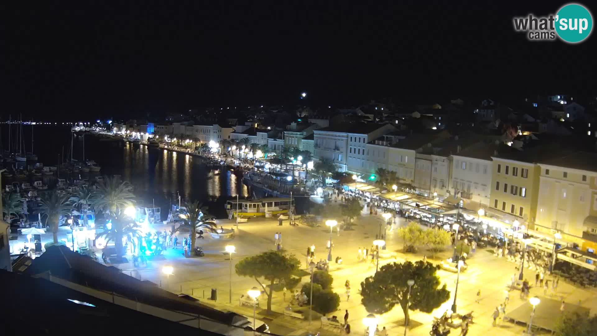 Webcam live Lussinpiccolo – Piazza principale