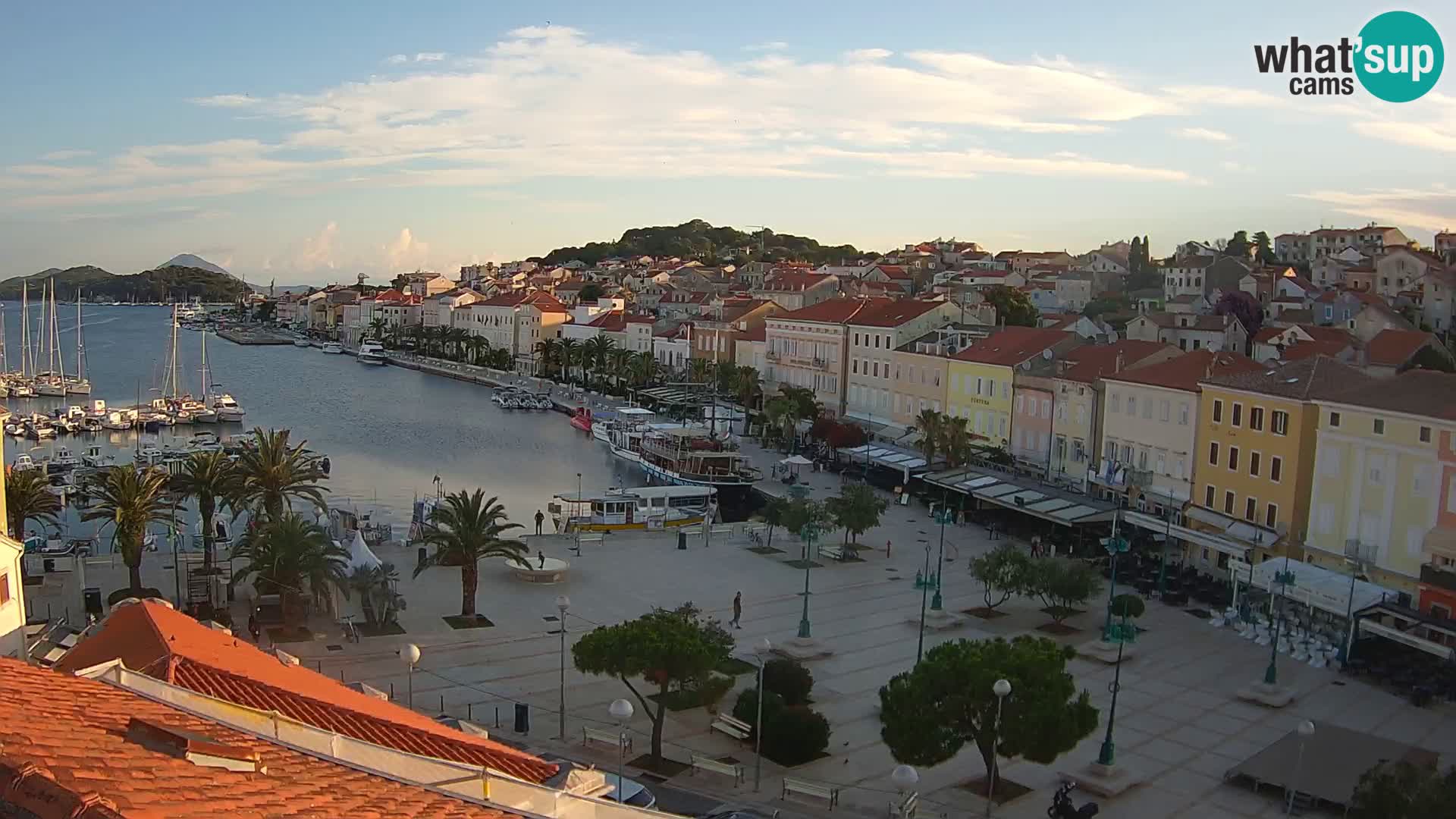 Webcam live Lussinpiccolo – Piazza principale