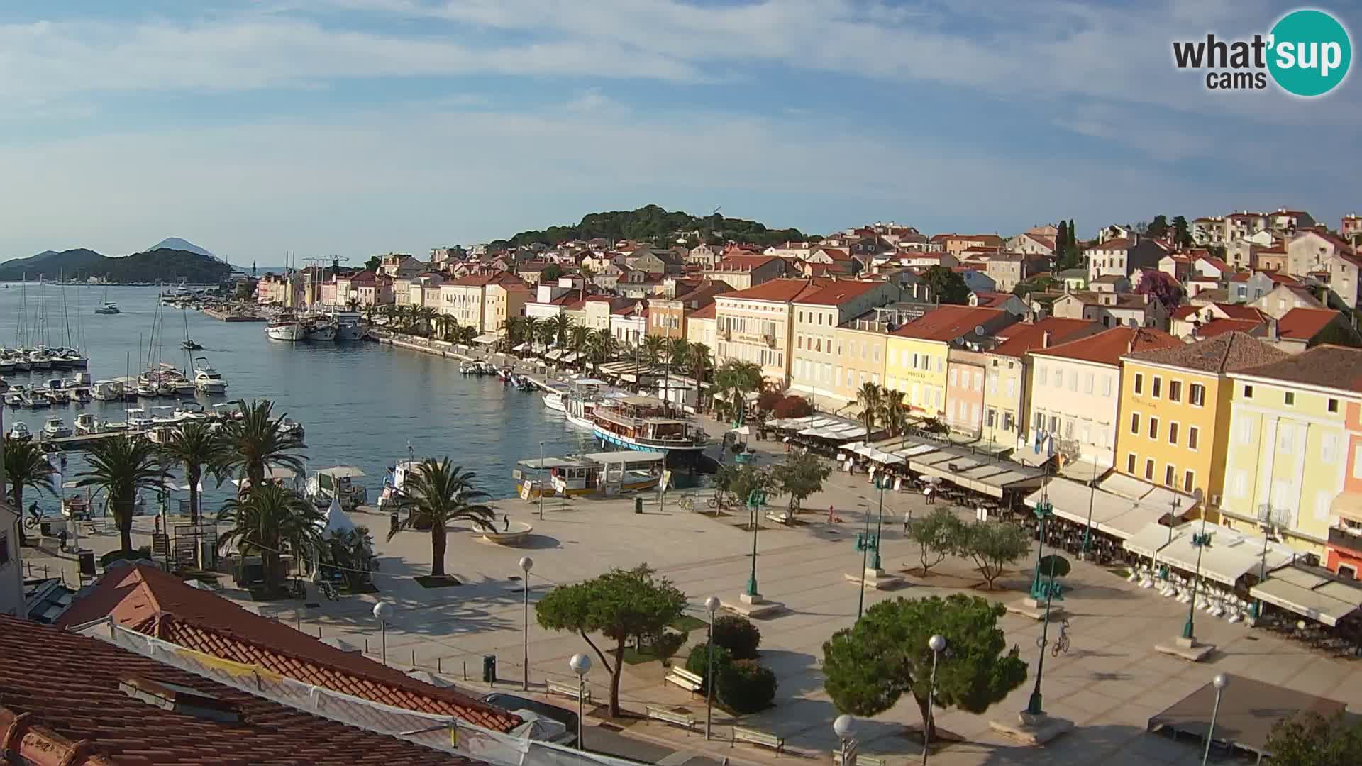 Webcam live Lussinpiccolo – Piazza principale