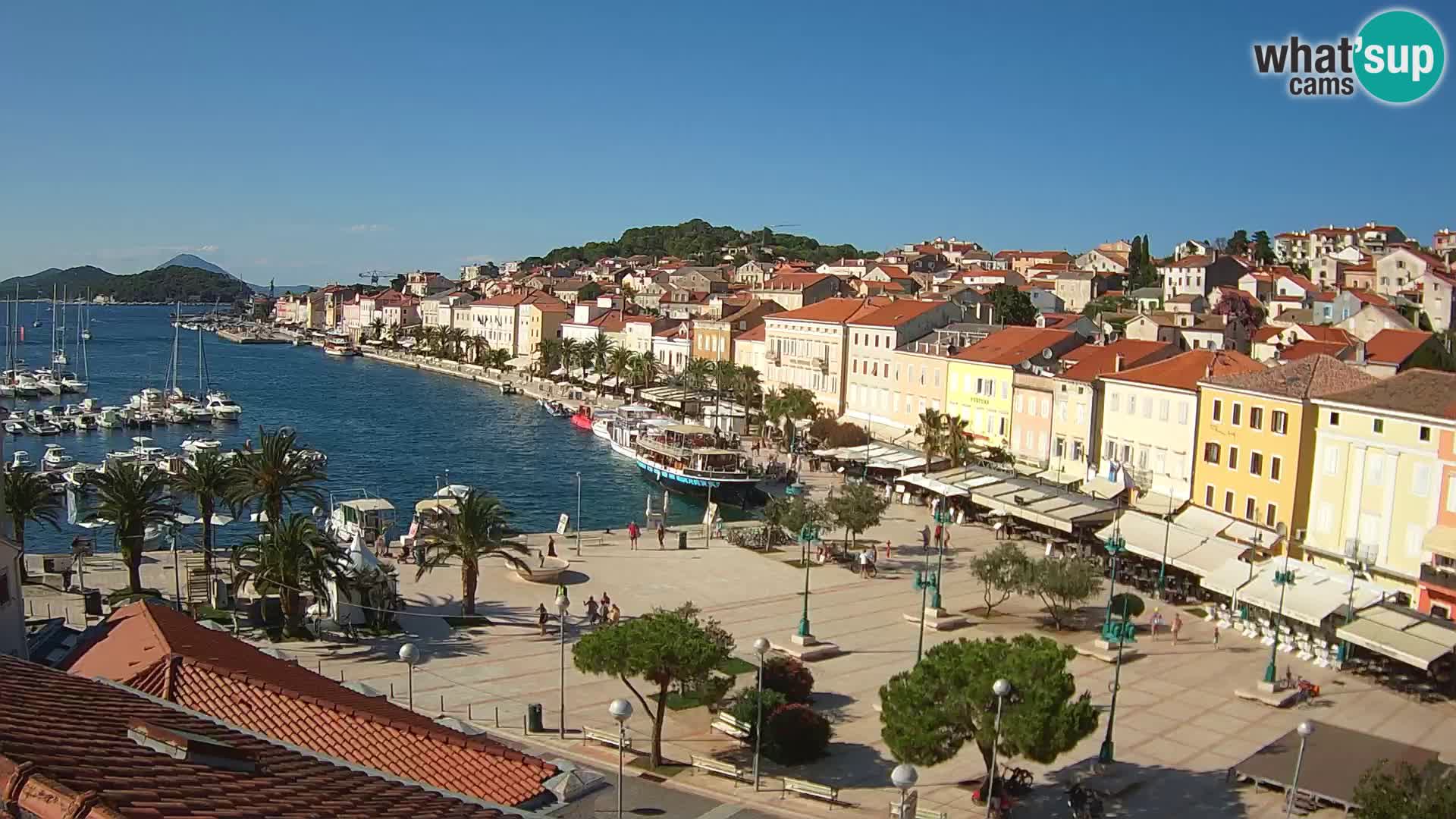 Kamera v živo Mali Lošinj – Glavni trg Republike