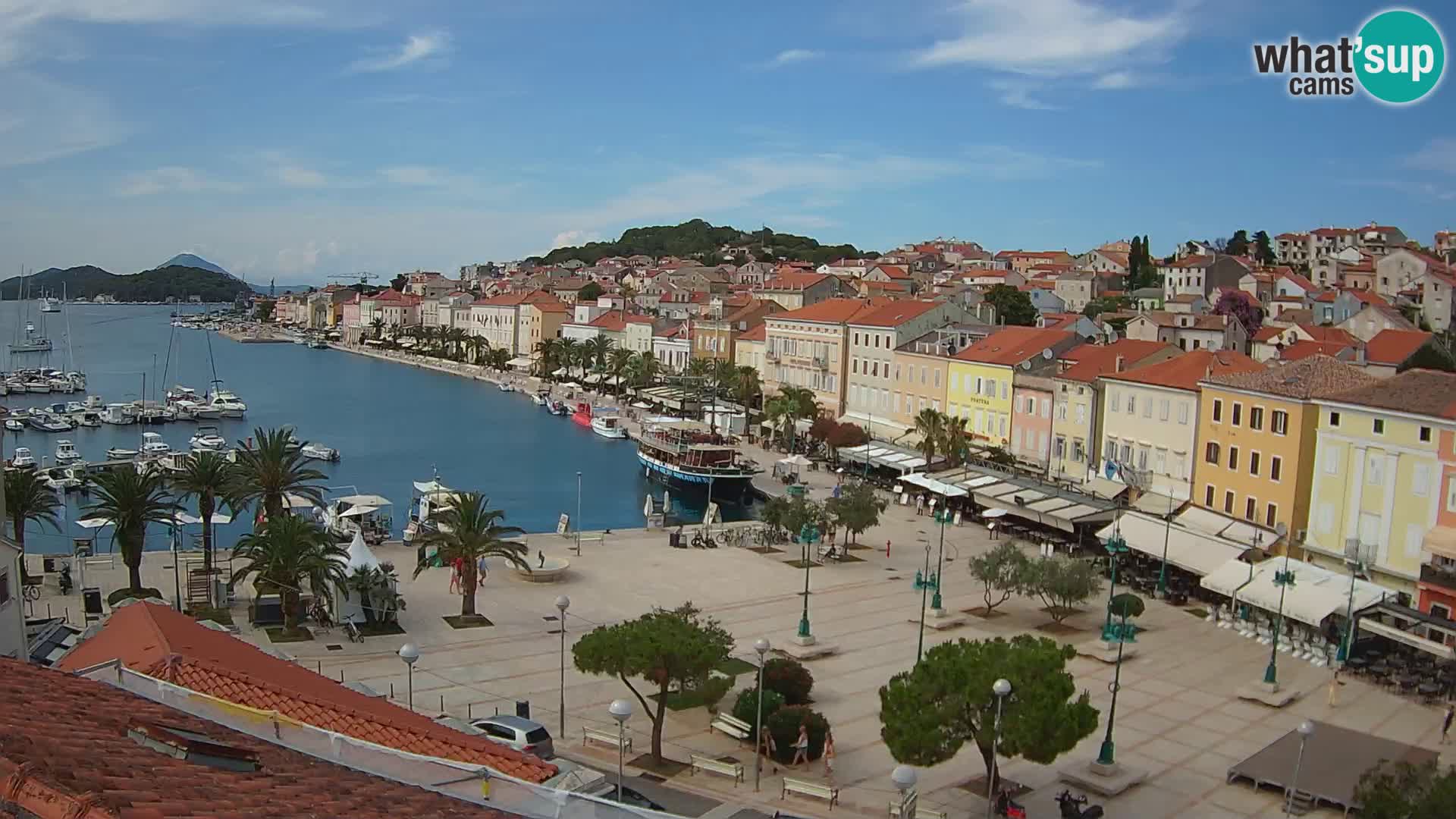 Webcam live Lussinpiccolo – Piazza principale