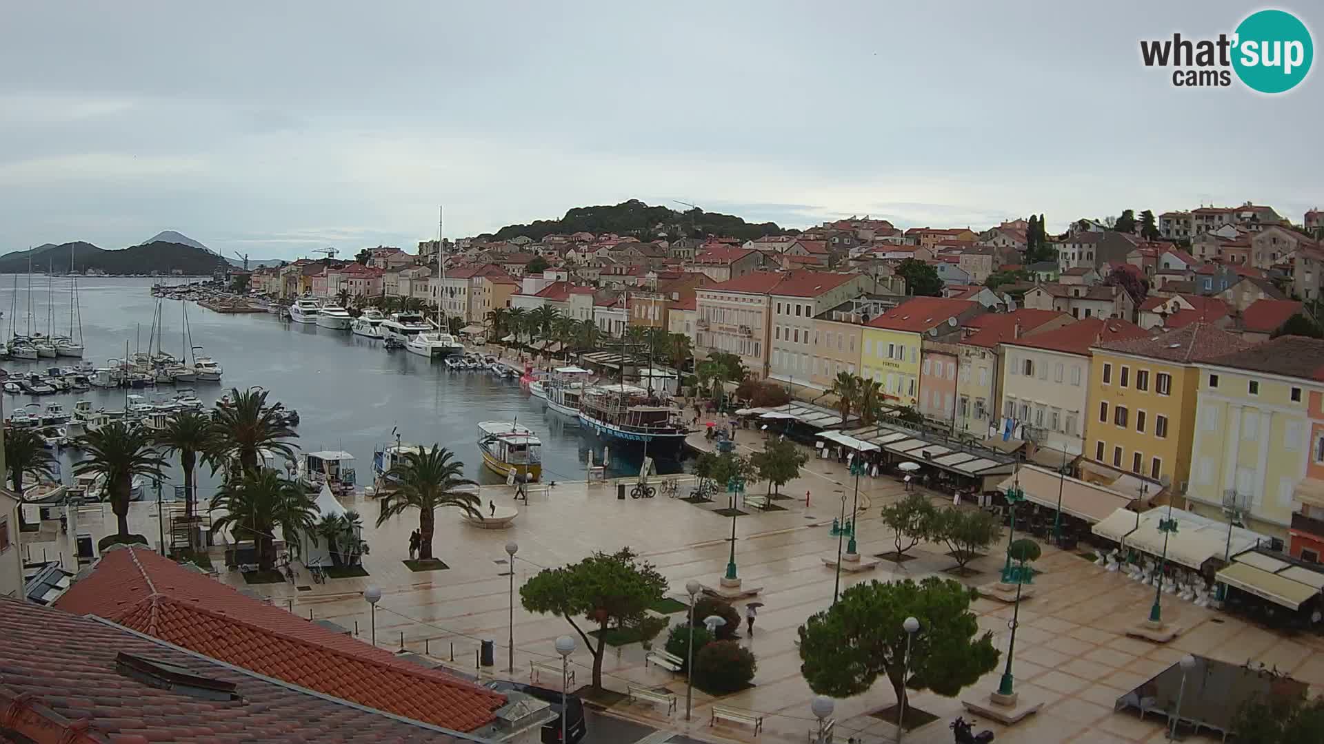 Webcam live Lussinpiccolo – Piazza principale