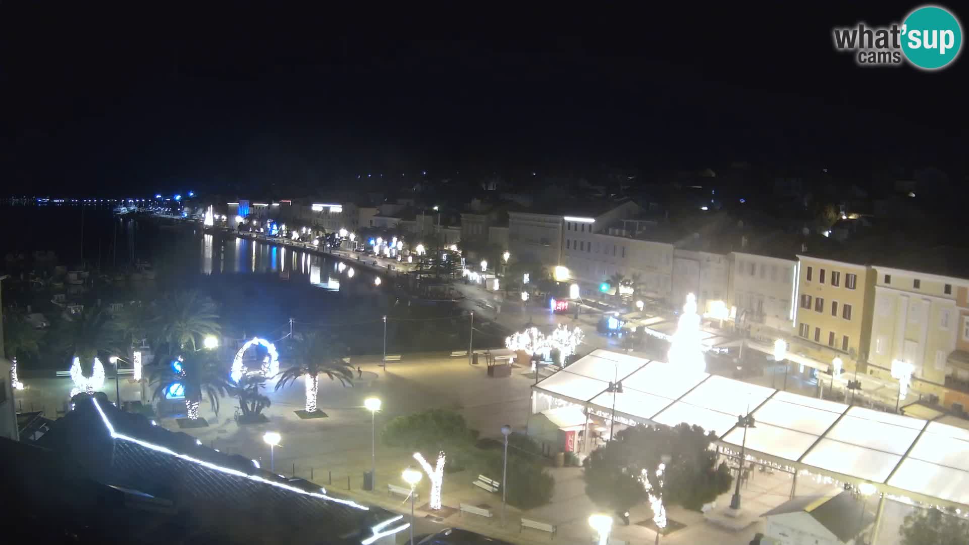 Webcam live Lussinpiccolo – Piazza principale