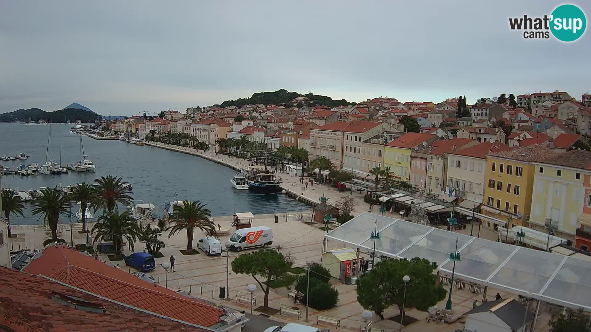 Webcam live Lussinpiccolo – Piazza principale