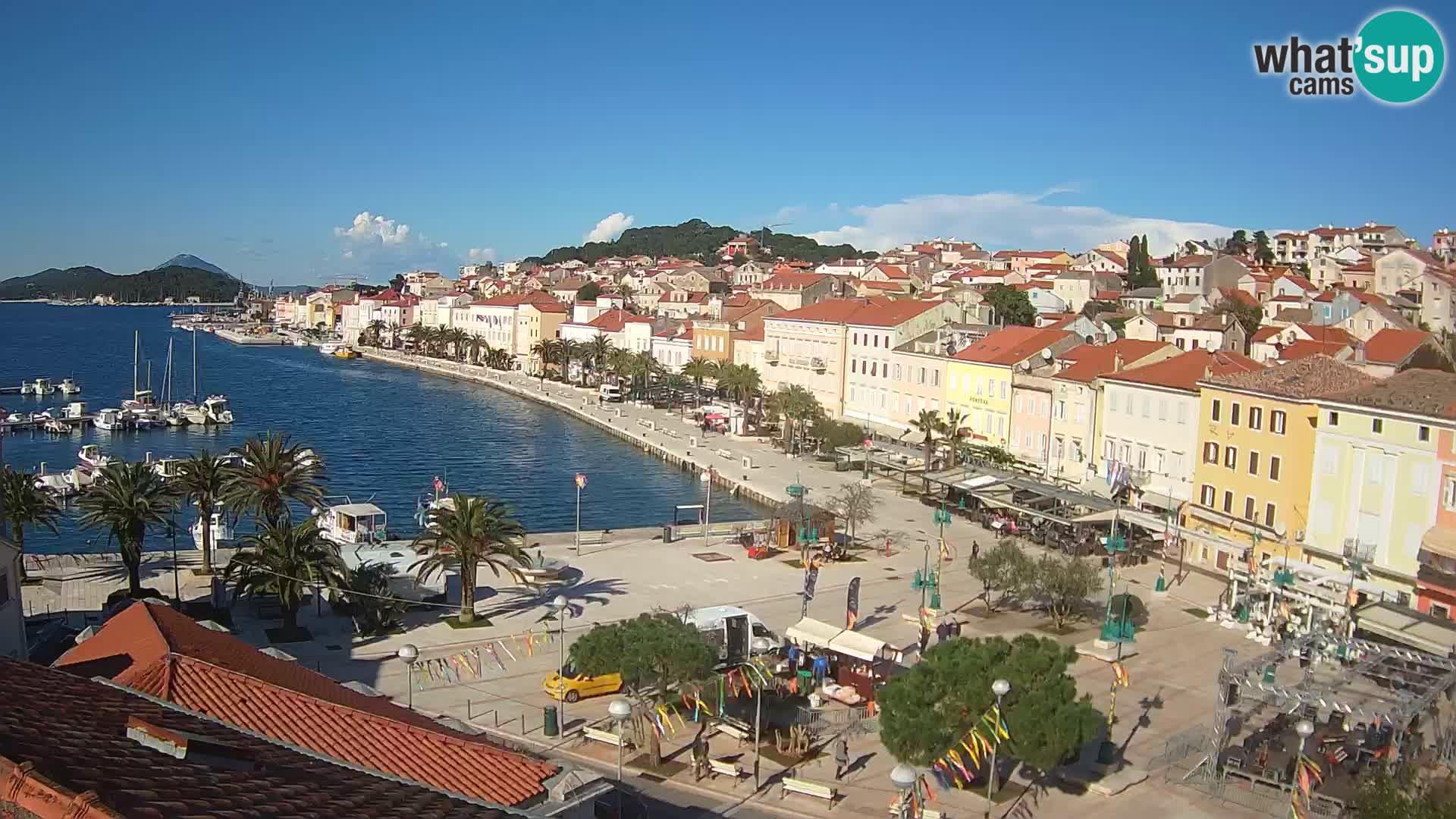 Webcam live Lussinpiccolo – Piazza principale