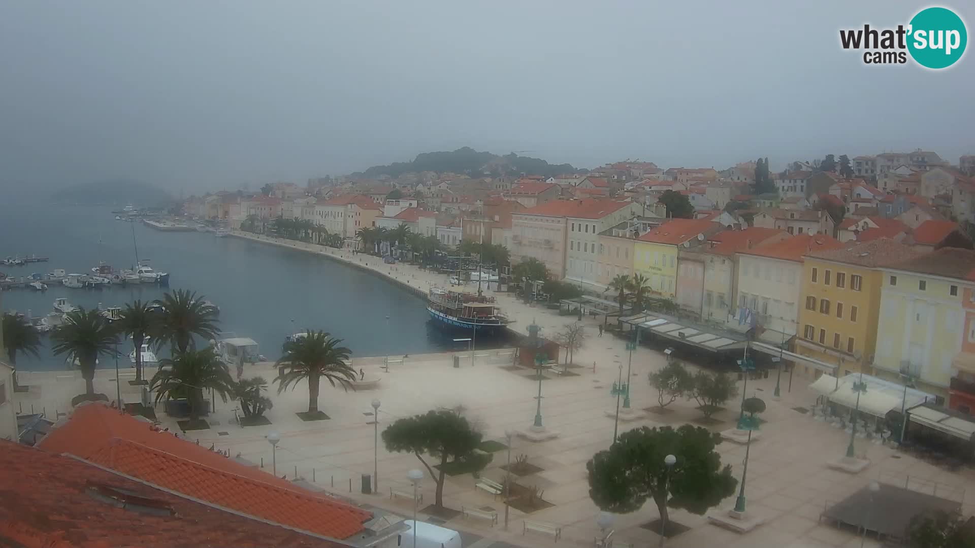 Webcam live Lussinpiccolo – Piazza principale