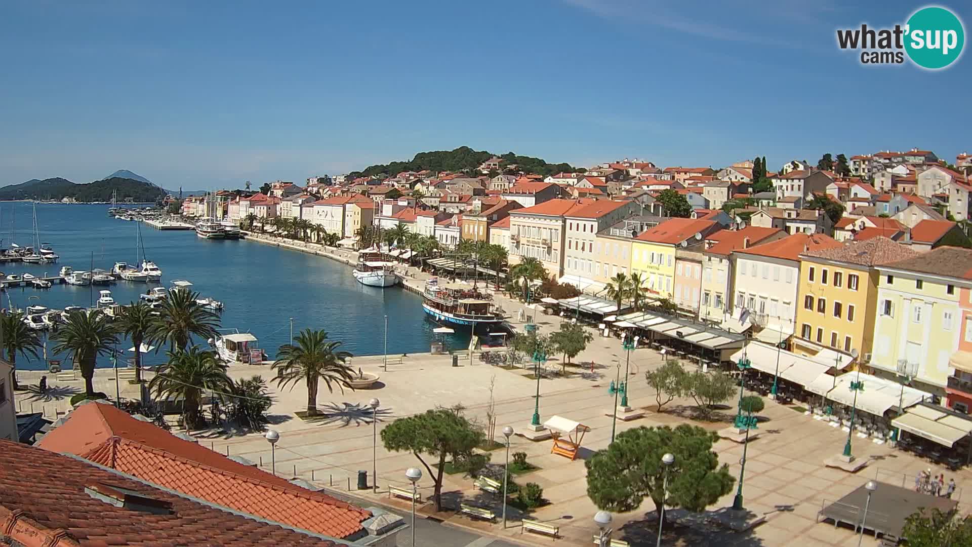 Webcam live Lussinpiccolo – Piazza principale