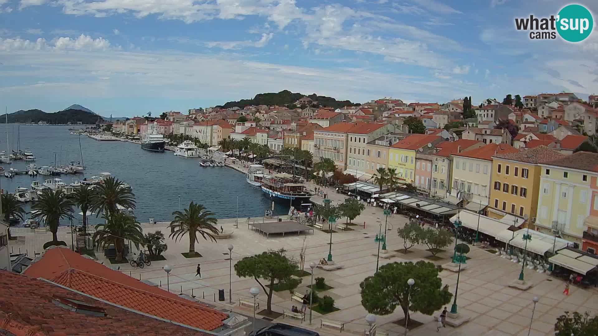 Webcam live Lussinpiccolo – Piazza principale