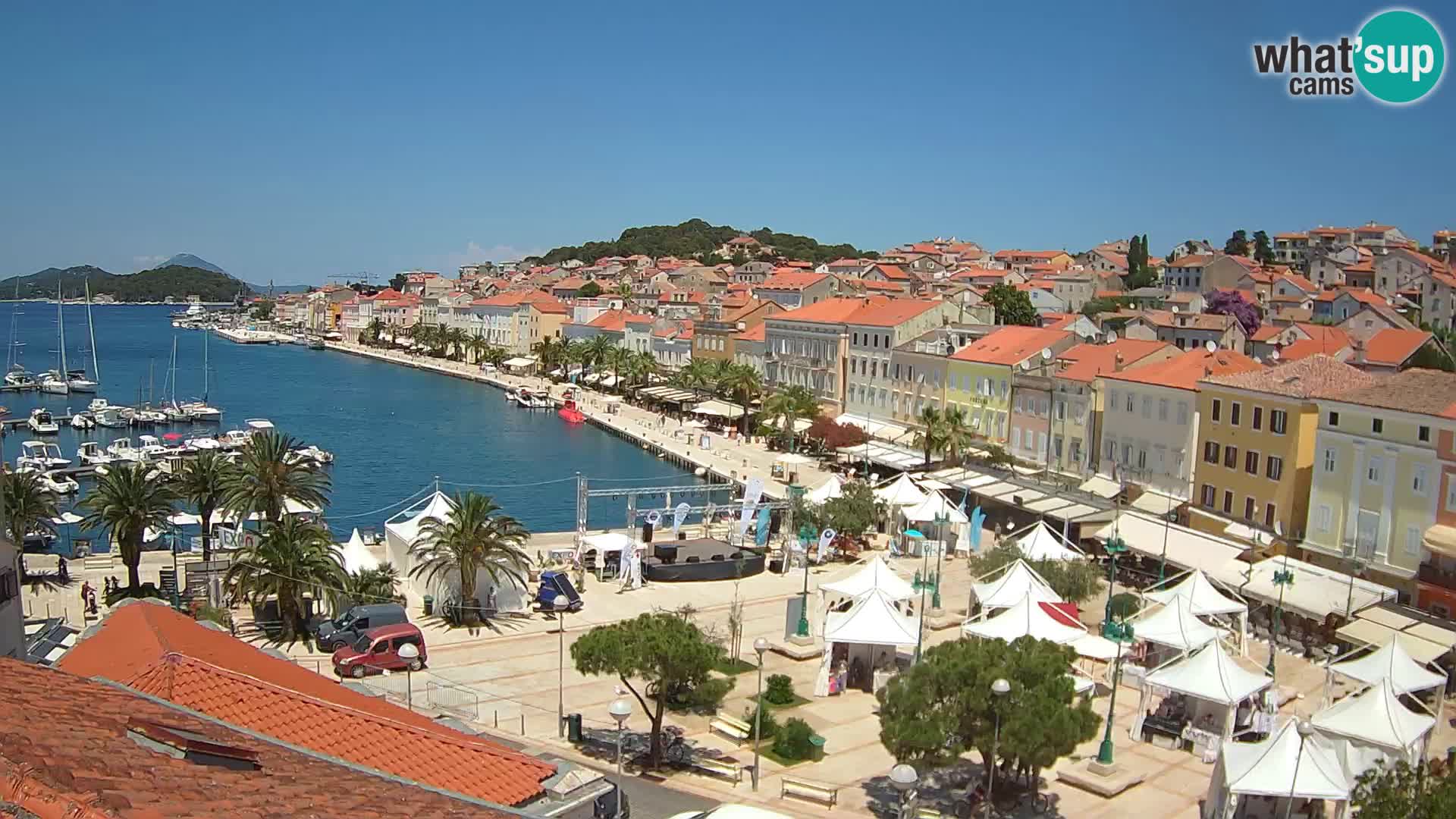Kamera v živo Mali Lošinj – Glavni trg Republike