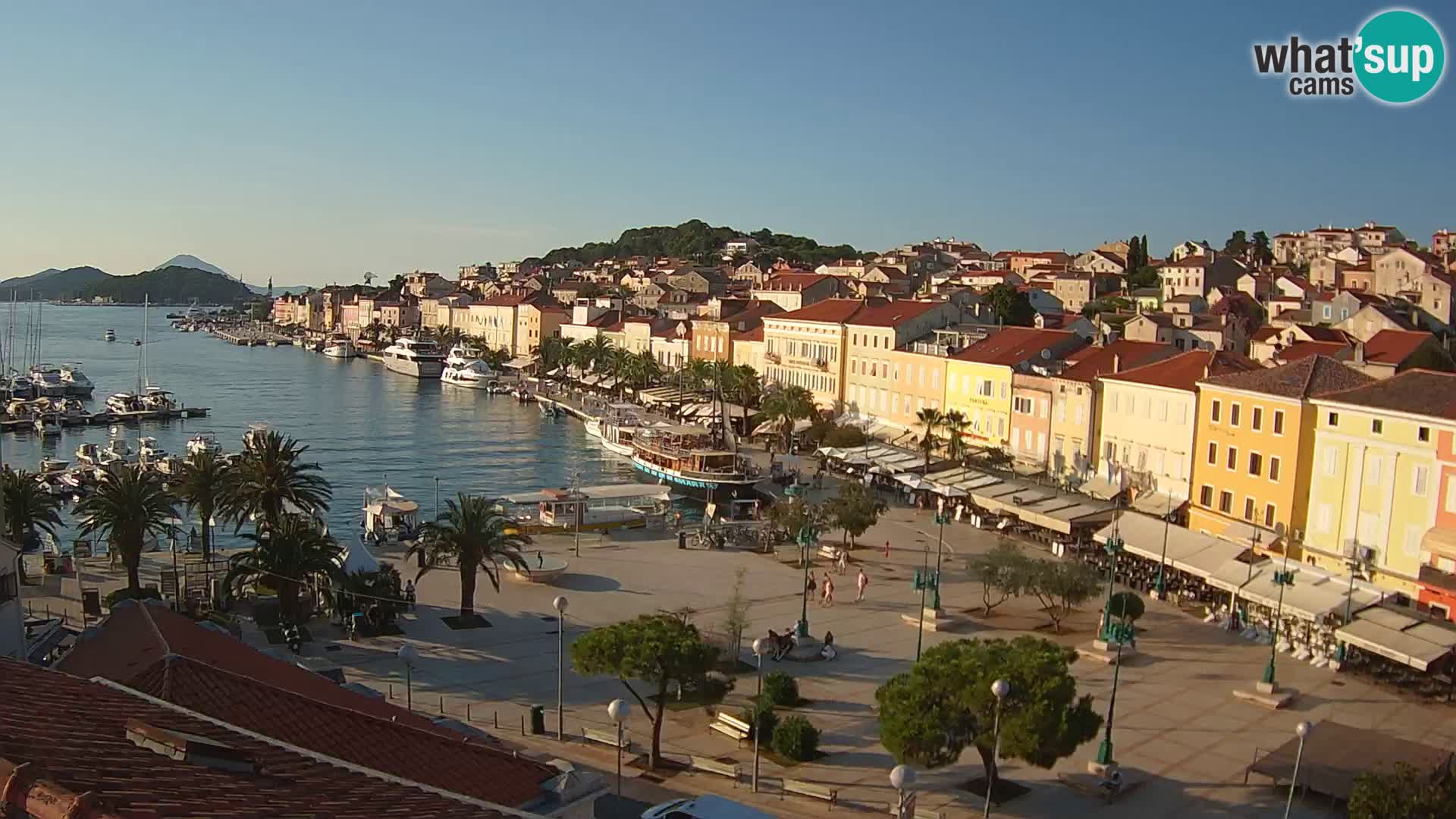 Kamera v živo Mali Lošinj – Glavni trg Republike