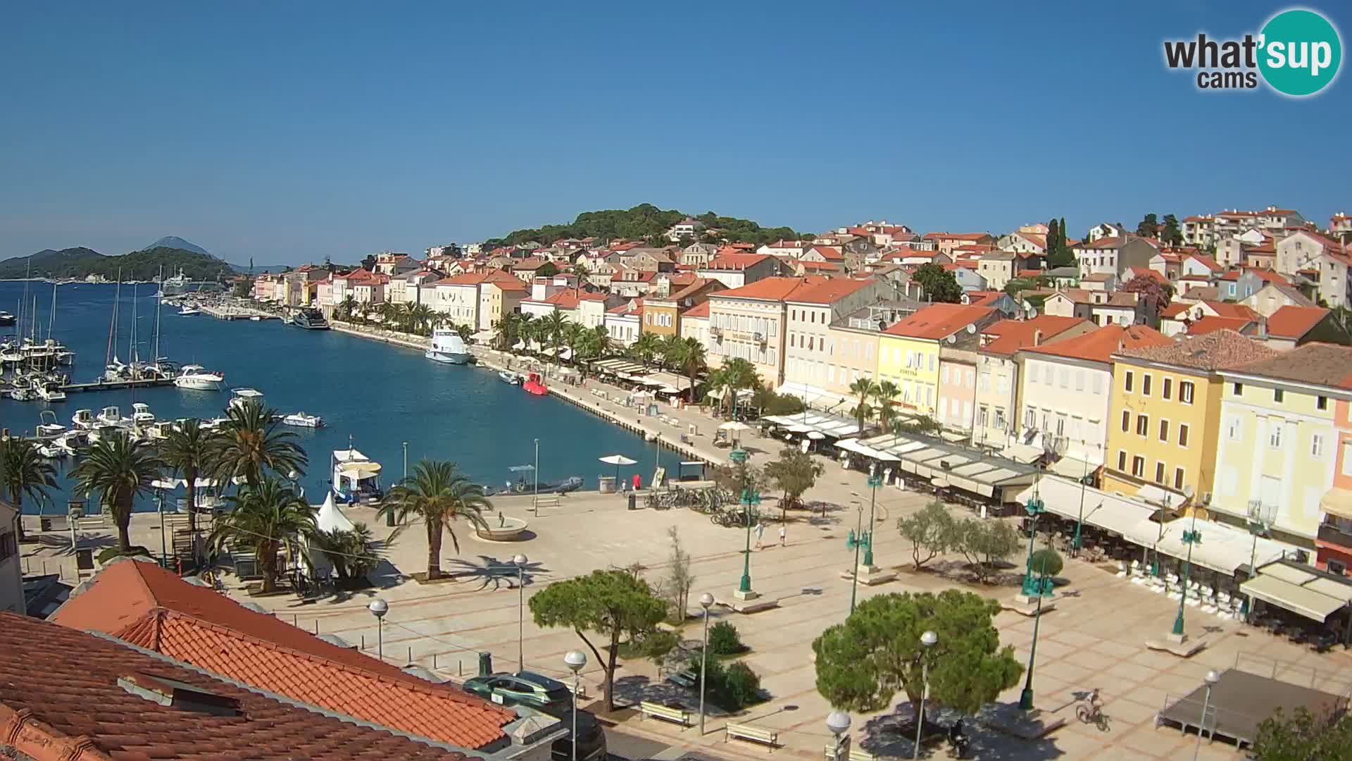 Webcam live Lussinpiccolo – Piazza principale