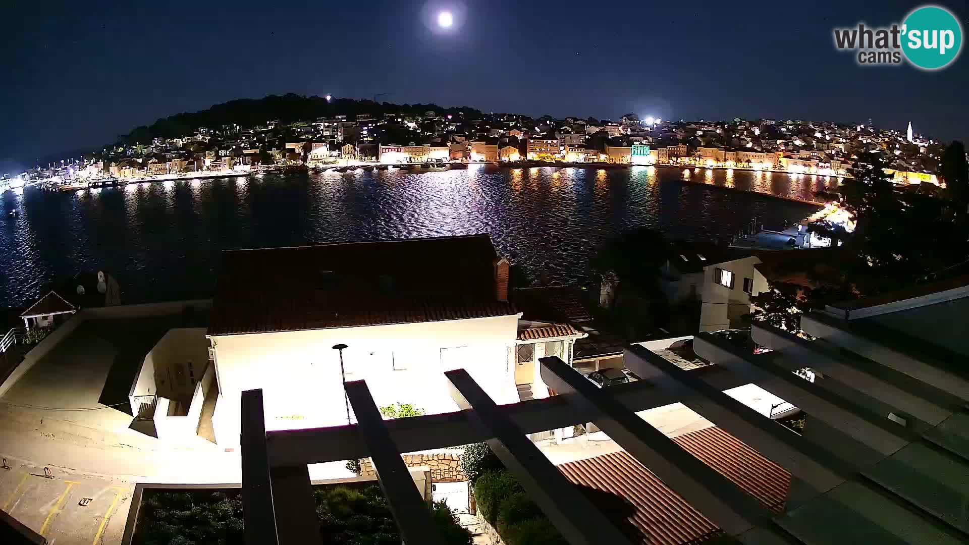 Spletna kamera Mali Lošinj Riva – gosti RR Apartment