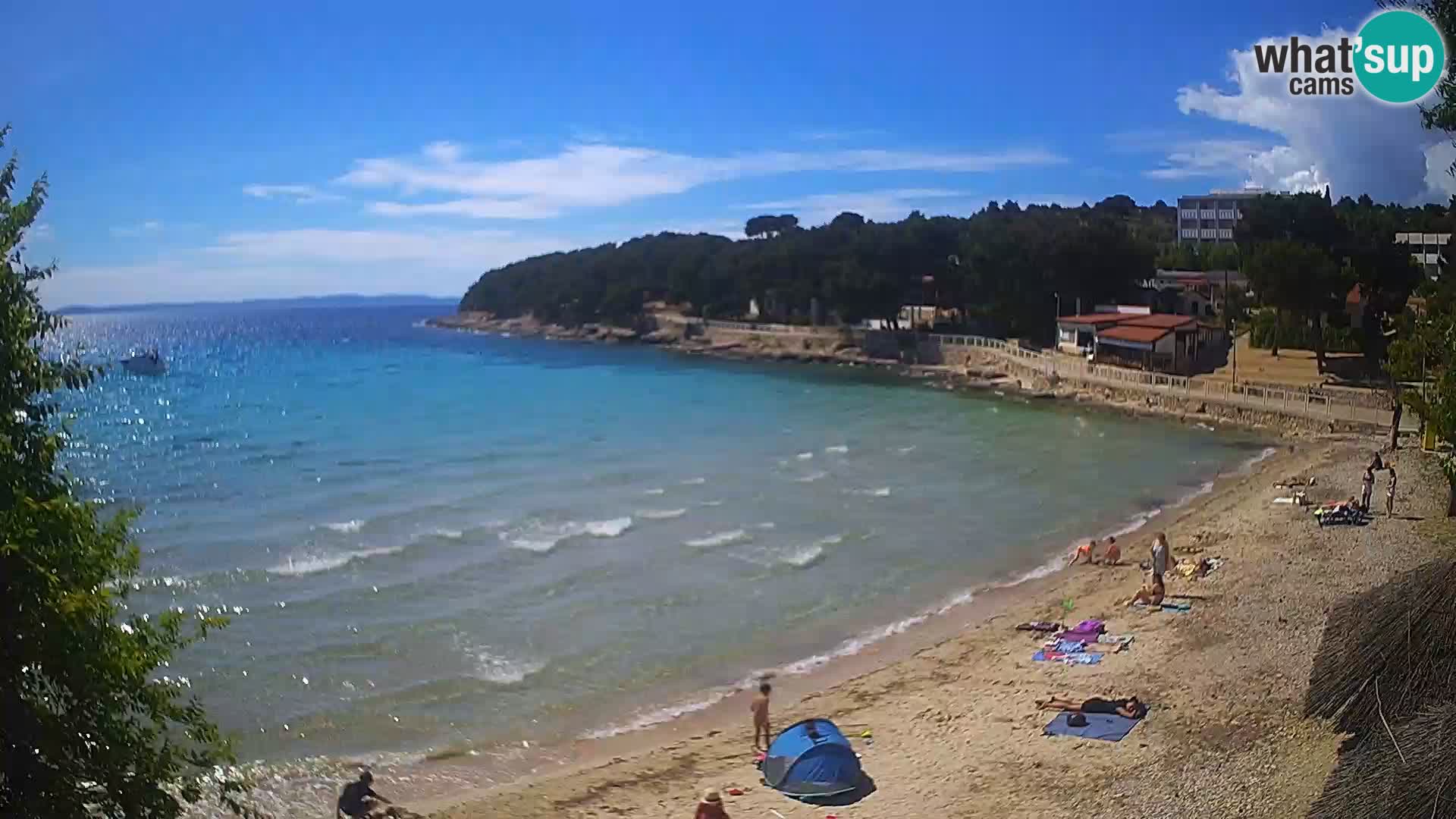 Strand Slanica Murter – webcam