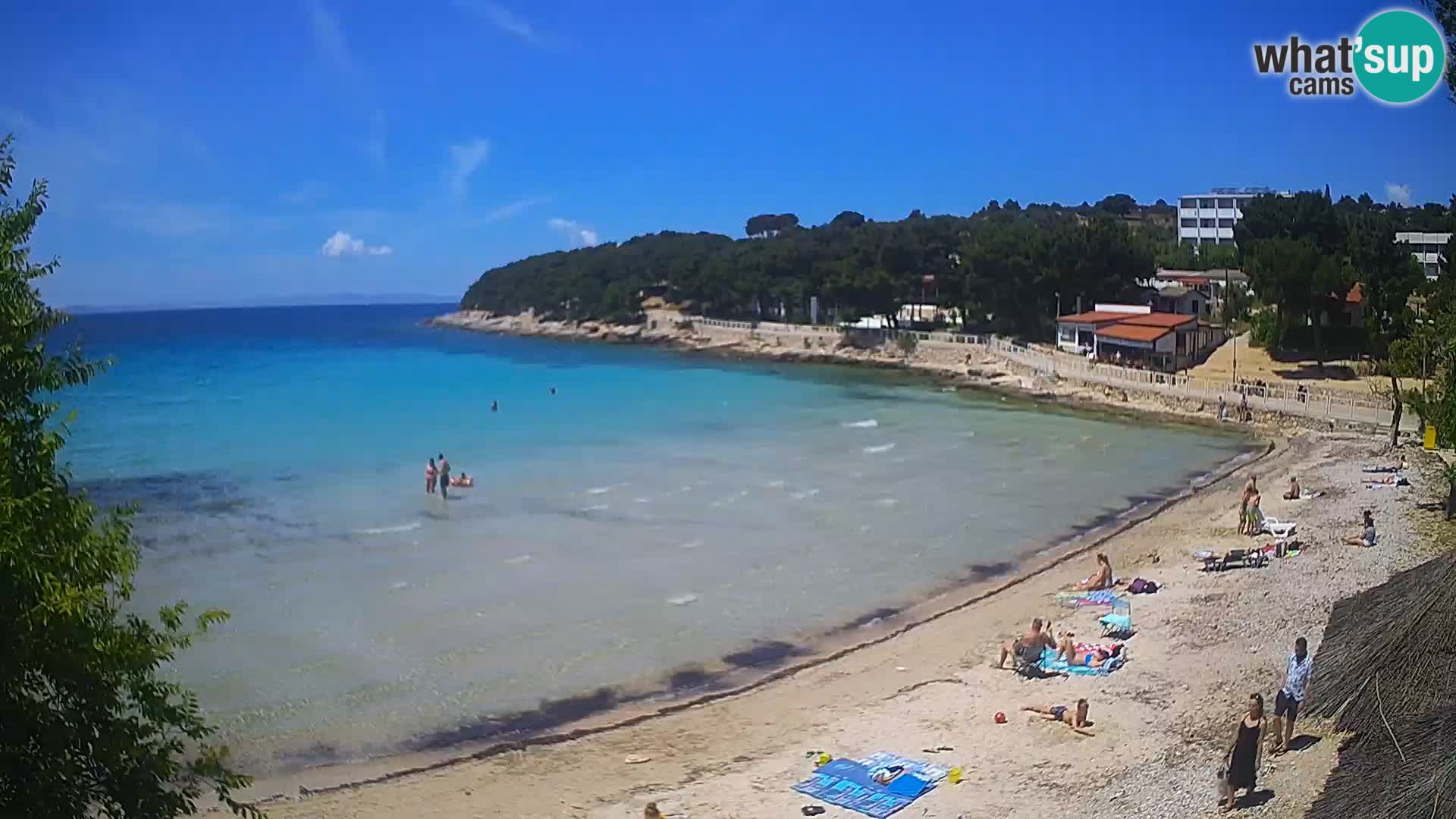 Strand Slanica Murter – webcam