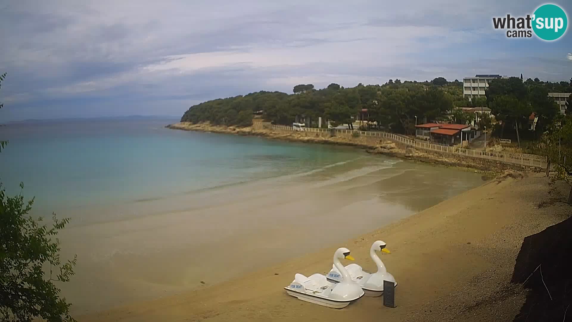 Strand Slanica Murter – webcam