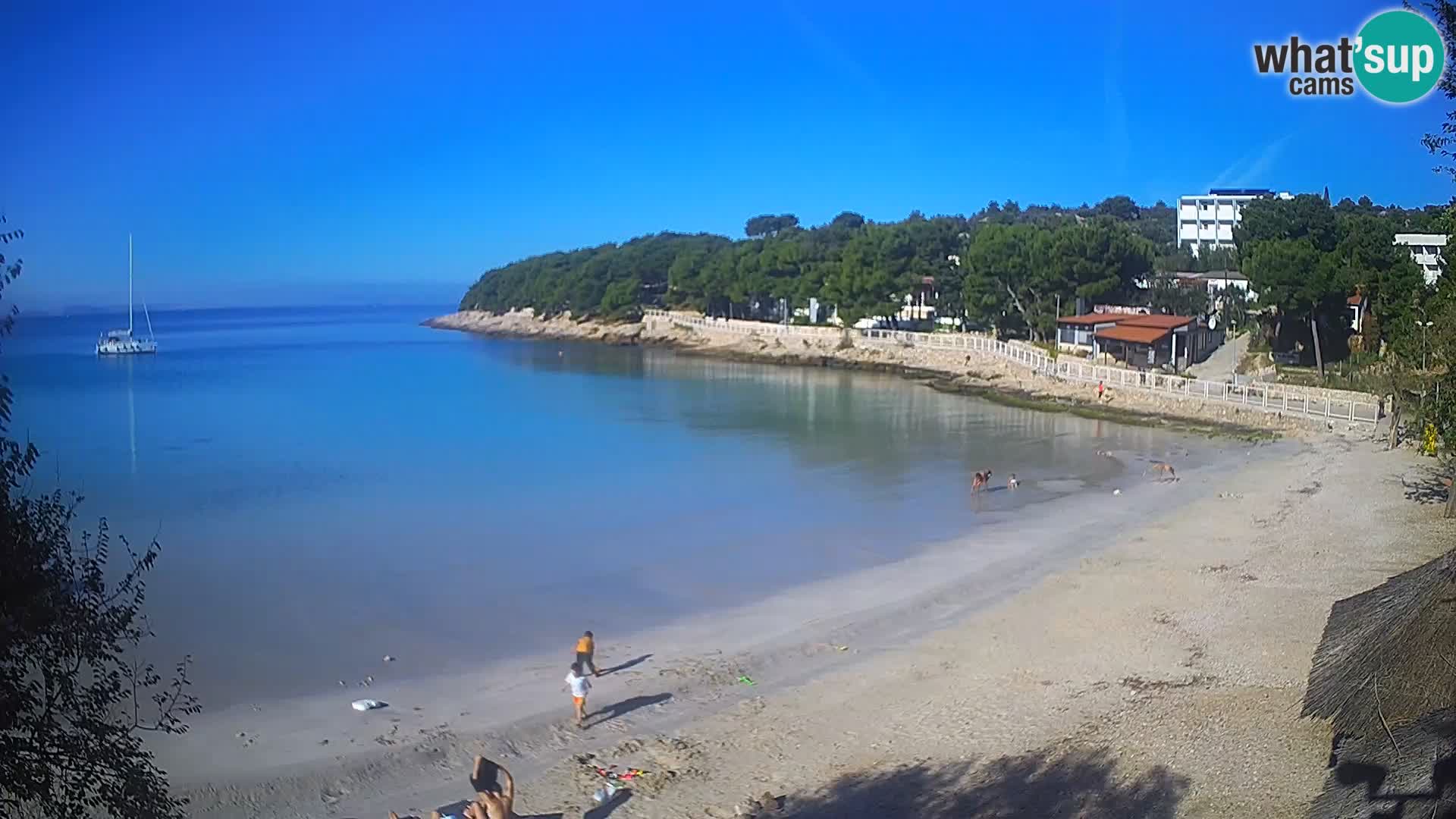 Strand Slanica Murter – webcam